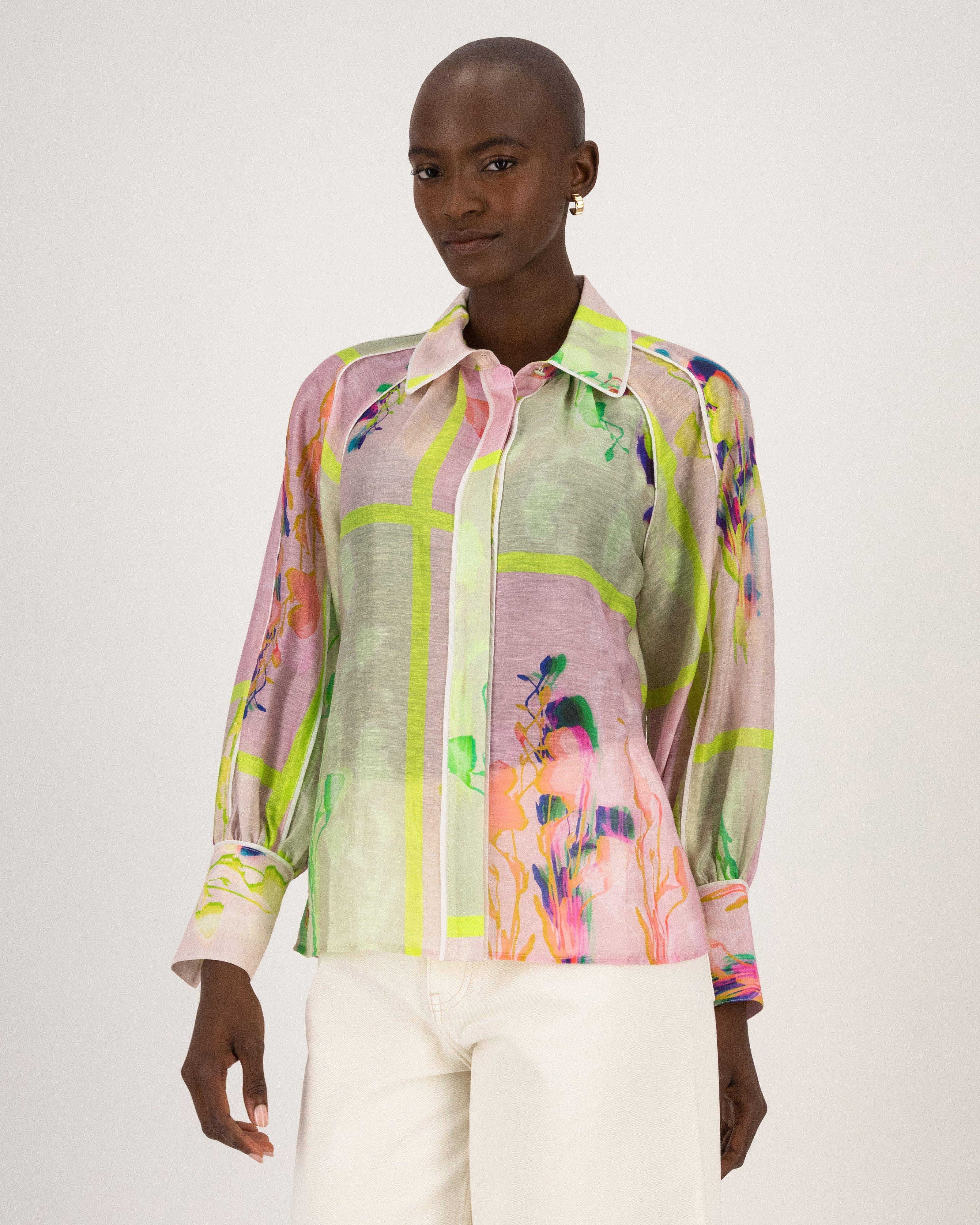 Brooks Printed Blouse -  Assorted
