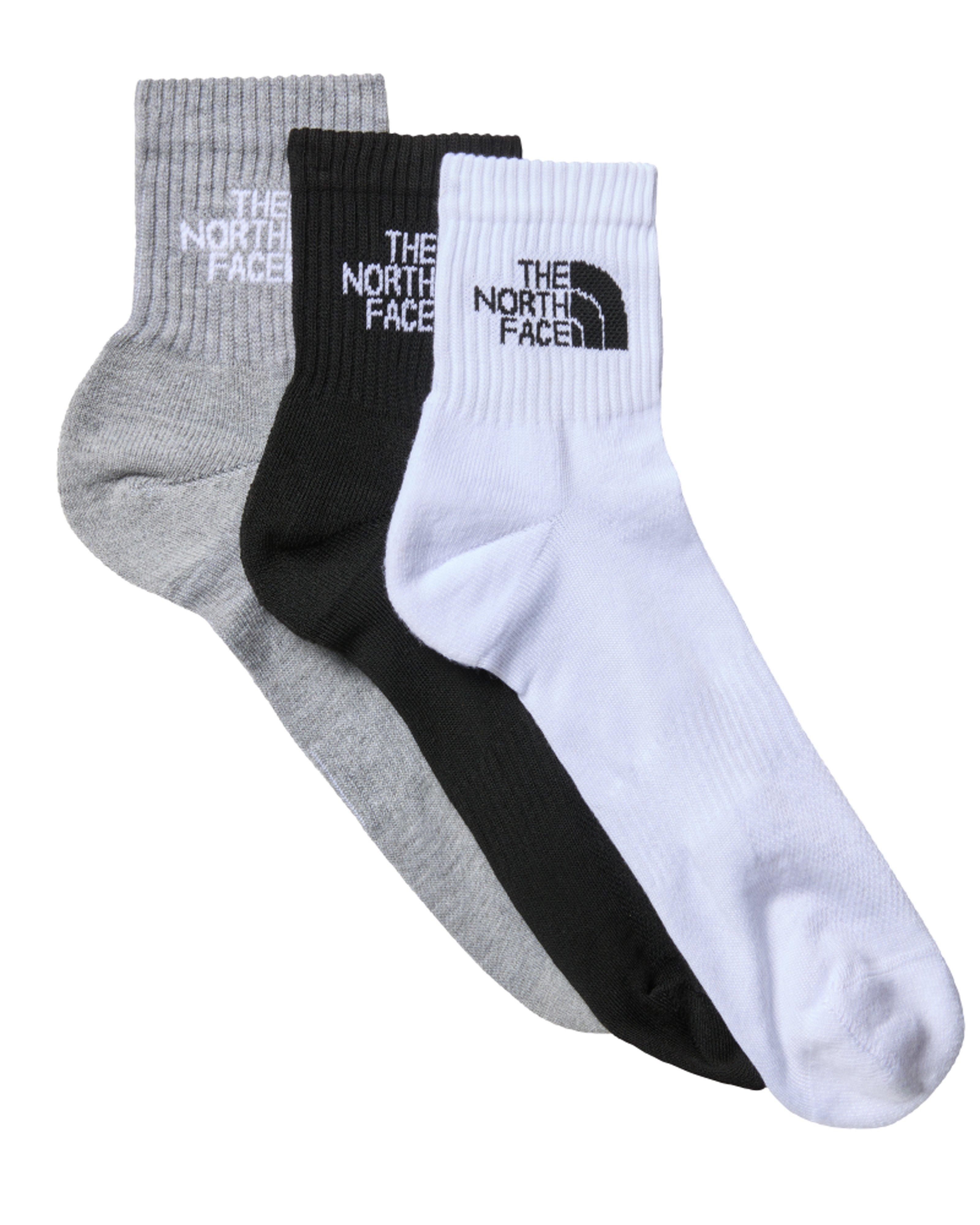 The North Face Men's Multi Sport Cushion Quarter Sock 3p -  Assorted
