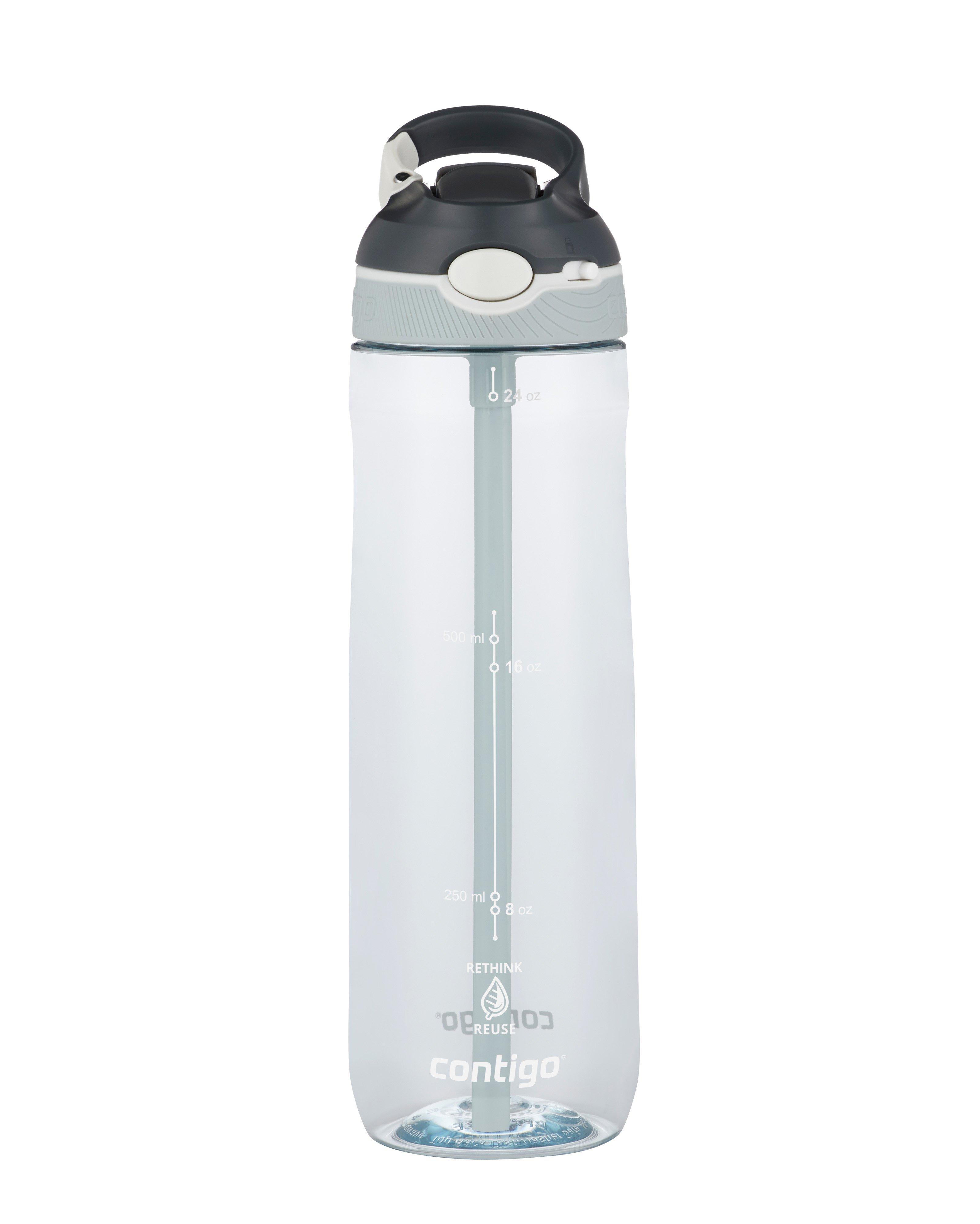 Contigo Ashland Autospout Tritan 720ml Water Bottle  -  Silver Grey