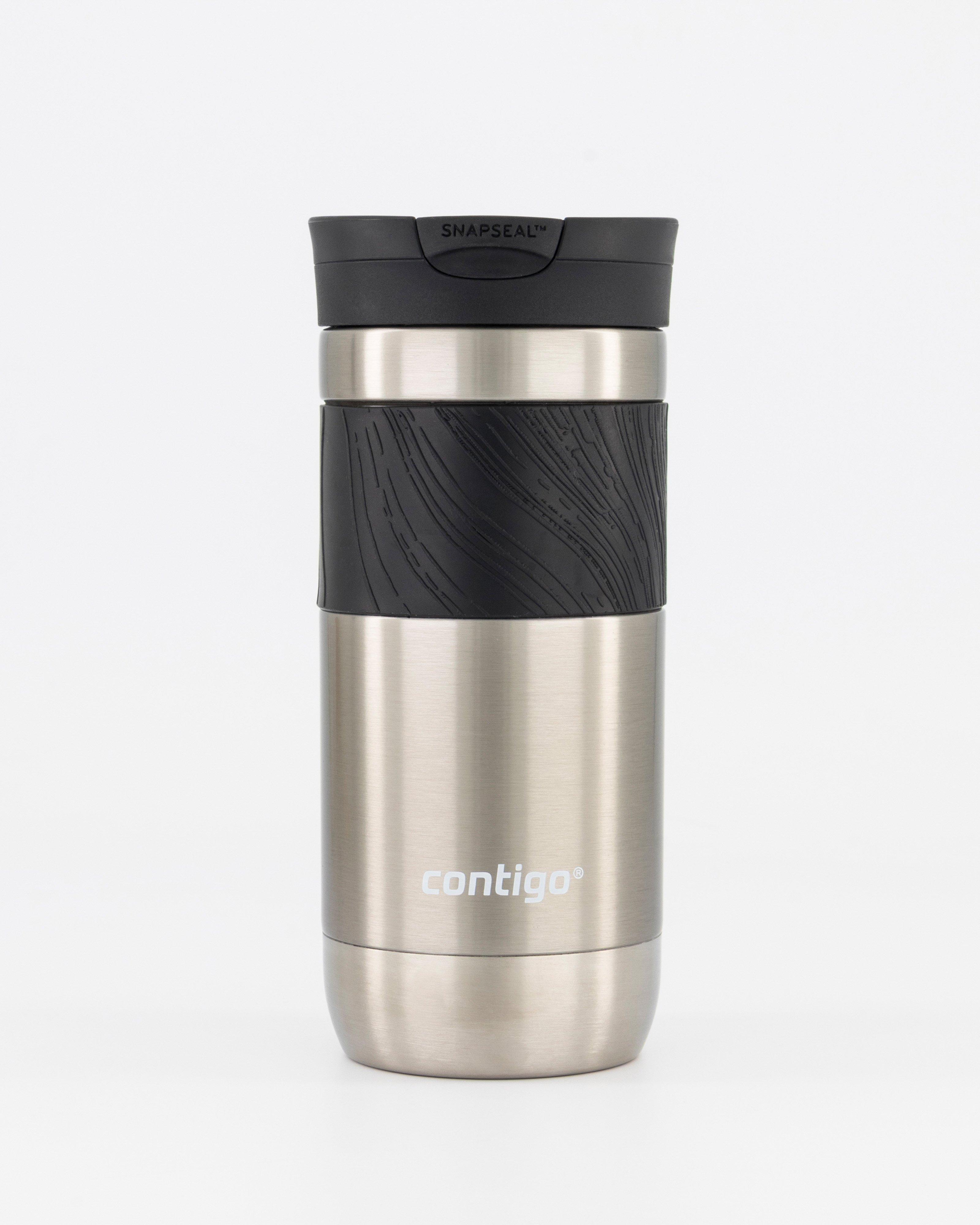 Contigo Byron 2.0 Snapseal 470ml Thermal Travel Mug  -  Silver