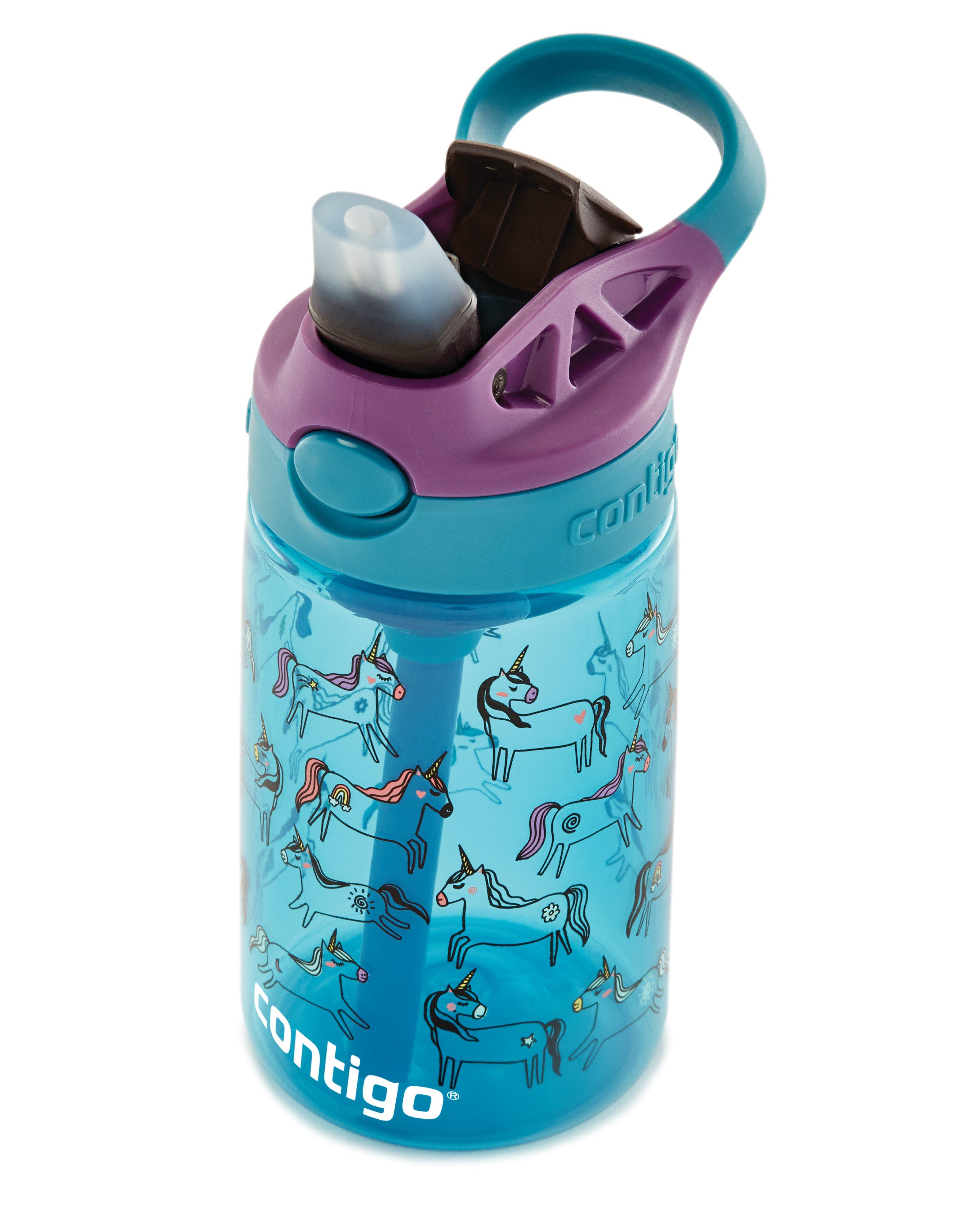 Contigo Kids Easy-Clean Autospout 420ml Water Bottle  -  Dark Green