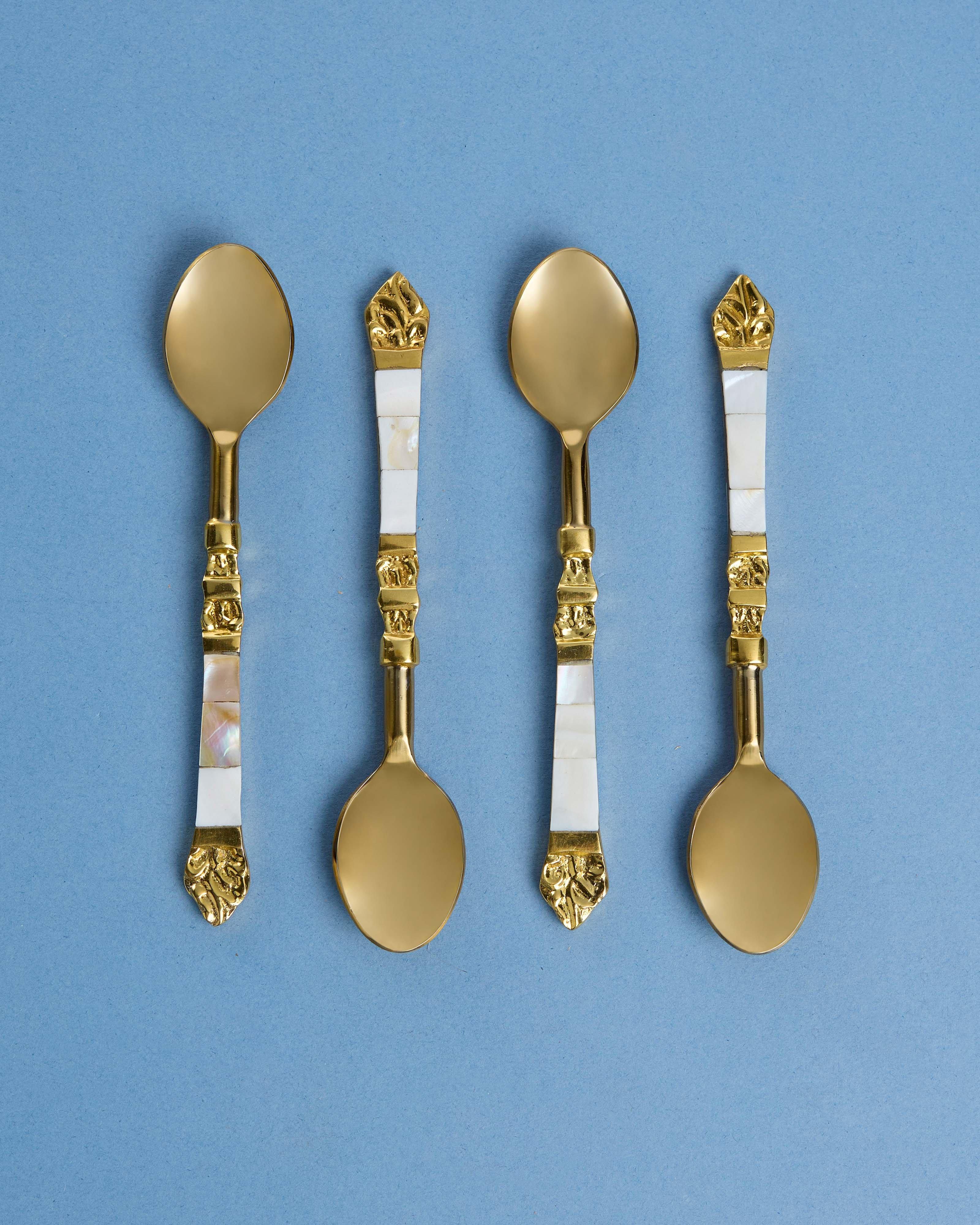 Liza Vintage Teaspoon Set -  Gold