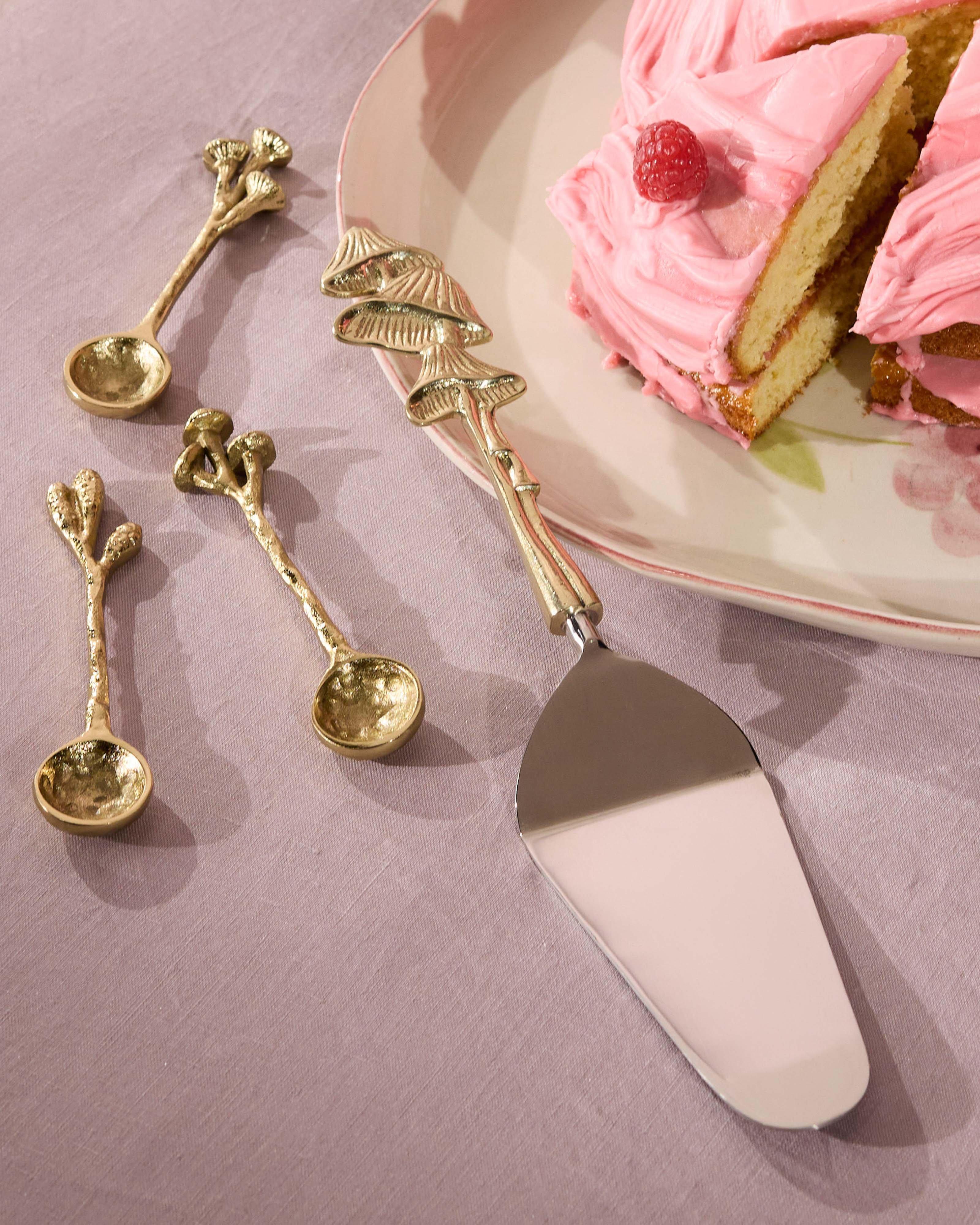 Wilderness Mushroom Cake Lifter -  Gold