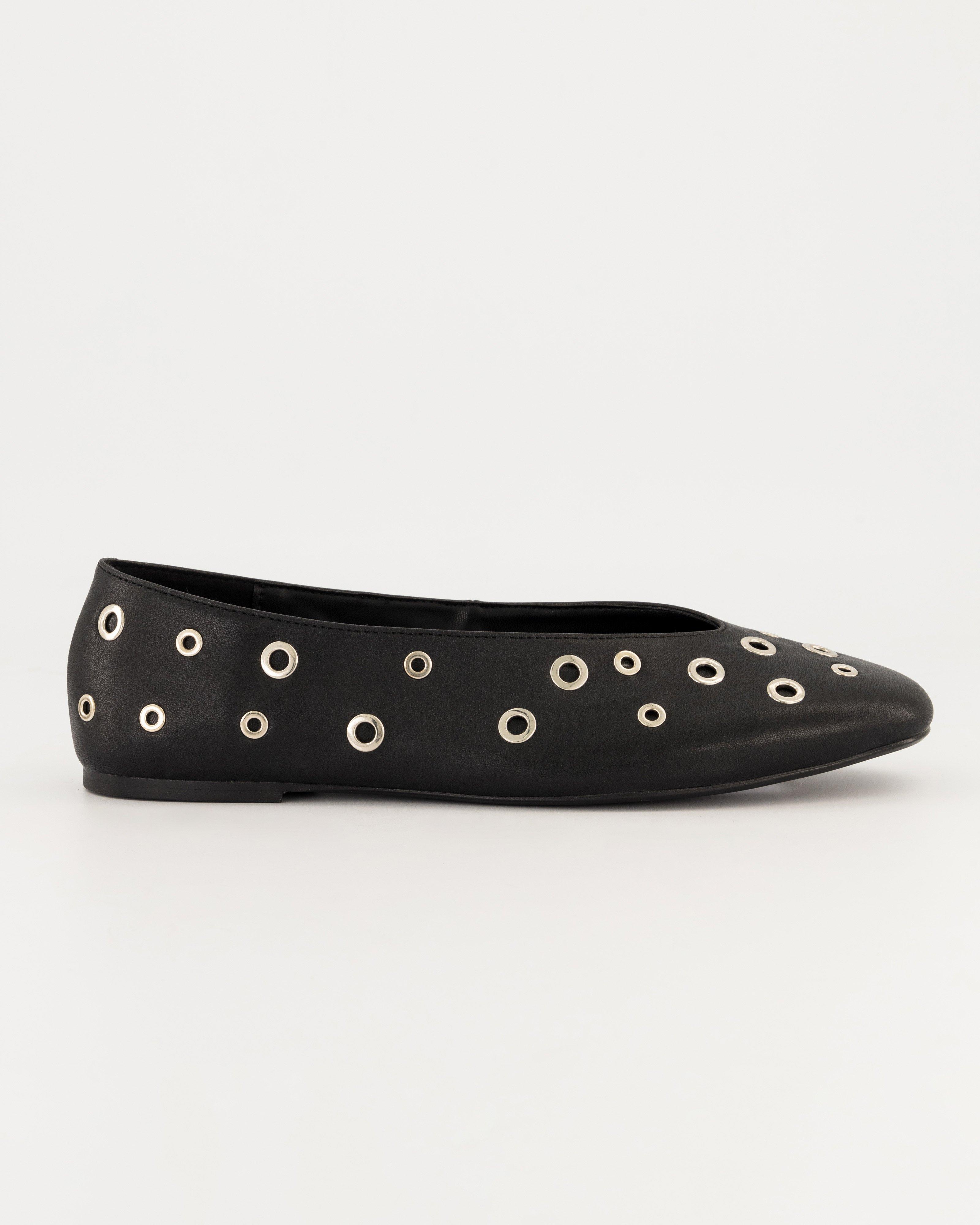 Sadie Studded Pump -  Black