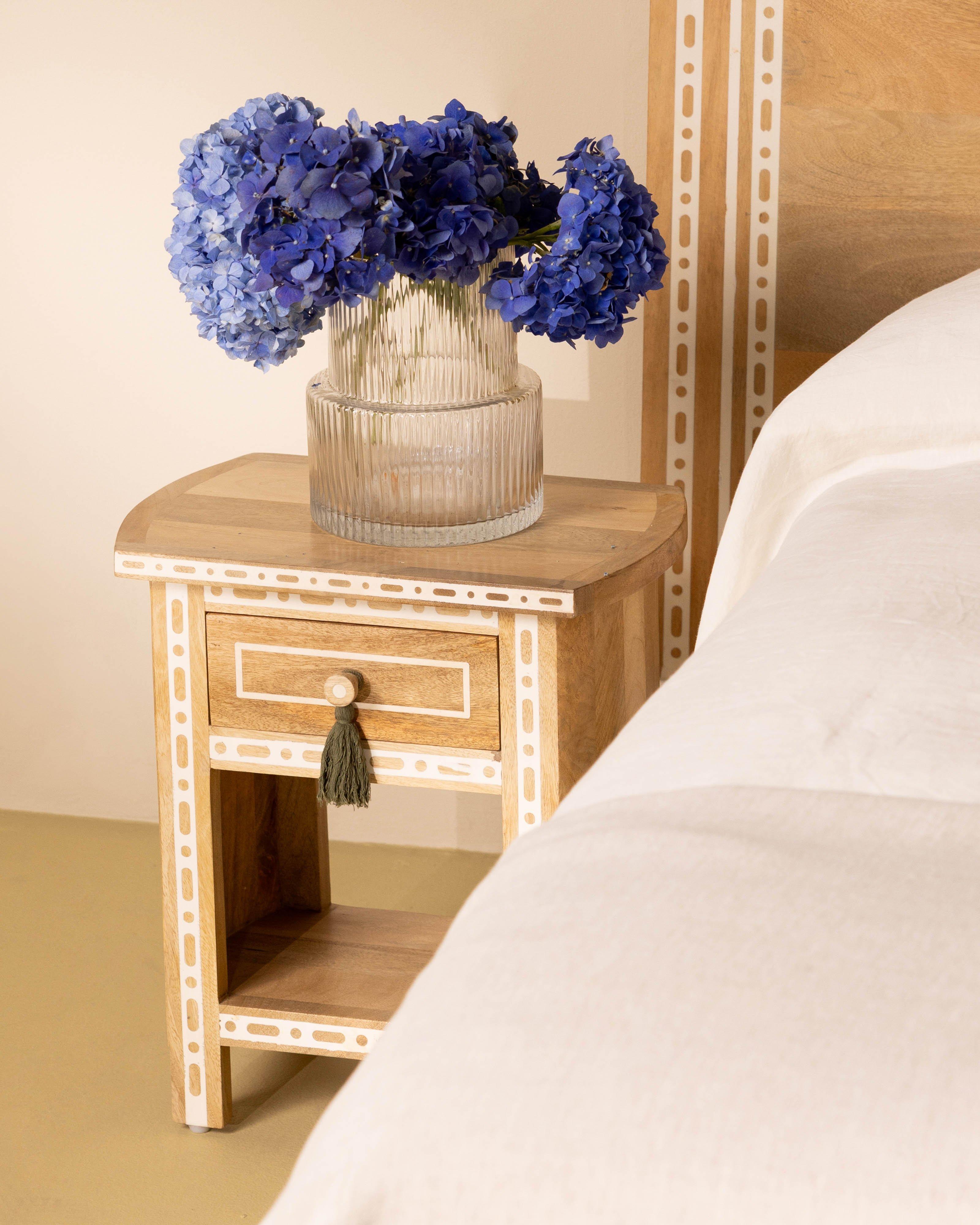 Clair Inlay Pedestal -  Brown