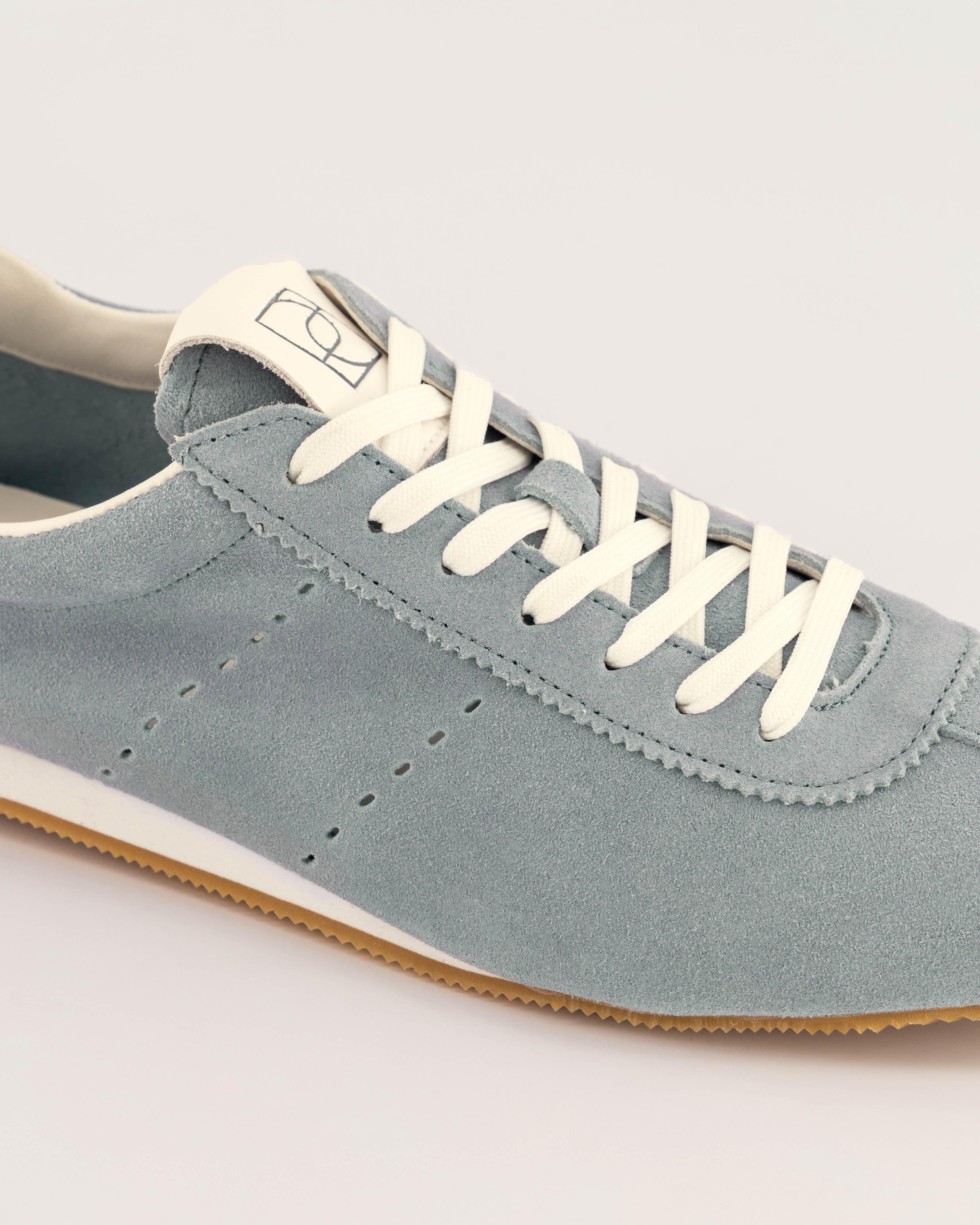 Taya Soft Suede Sneakers -  Light Blue