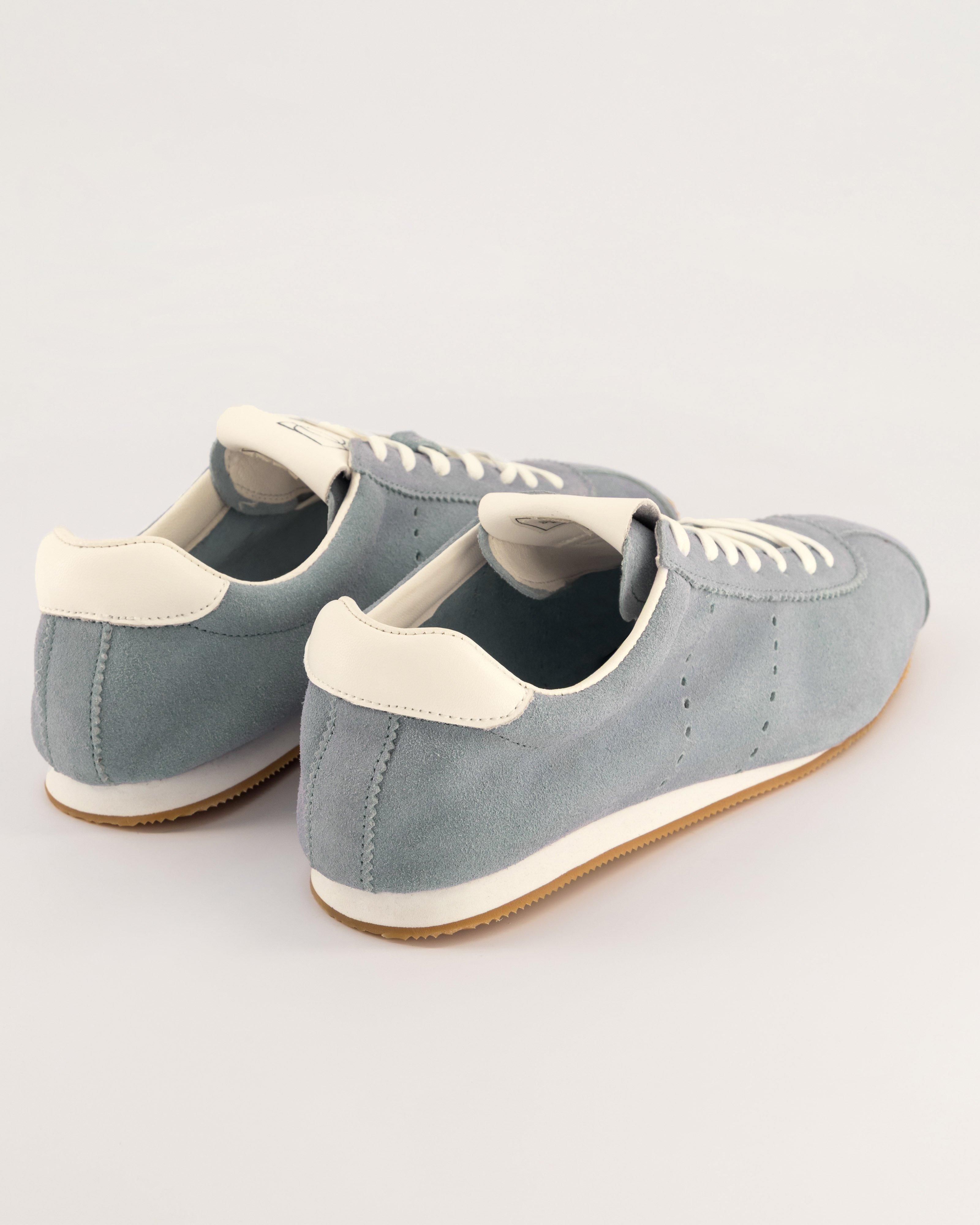 Taya Soft Suede Sneakers -  Light Blue