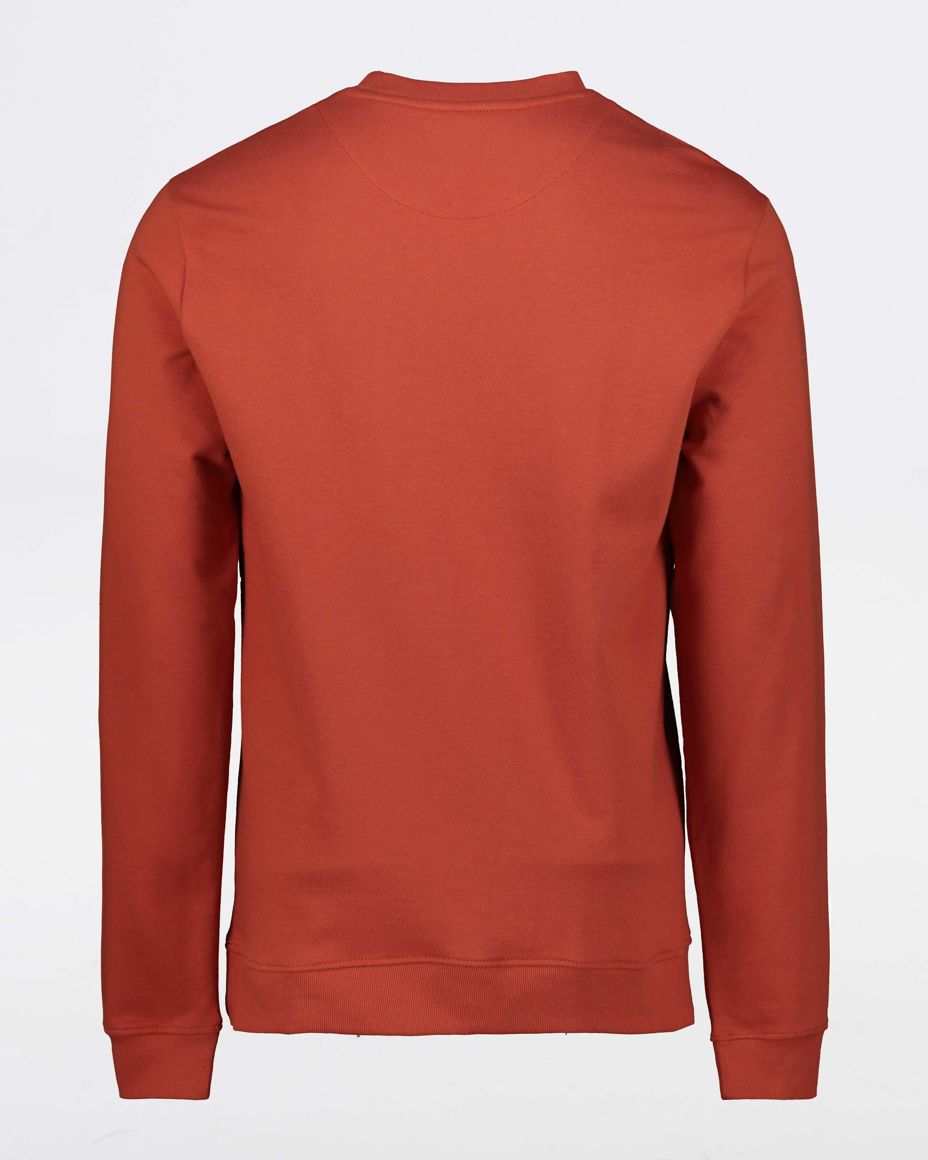Old Khaki Men’s Braydie Crew Neck Sweat Top -  Orange