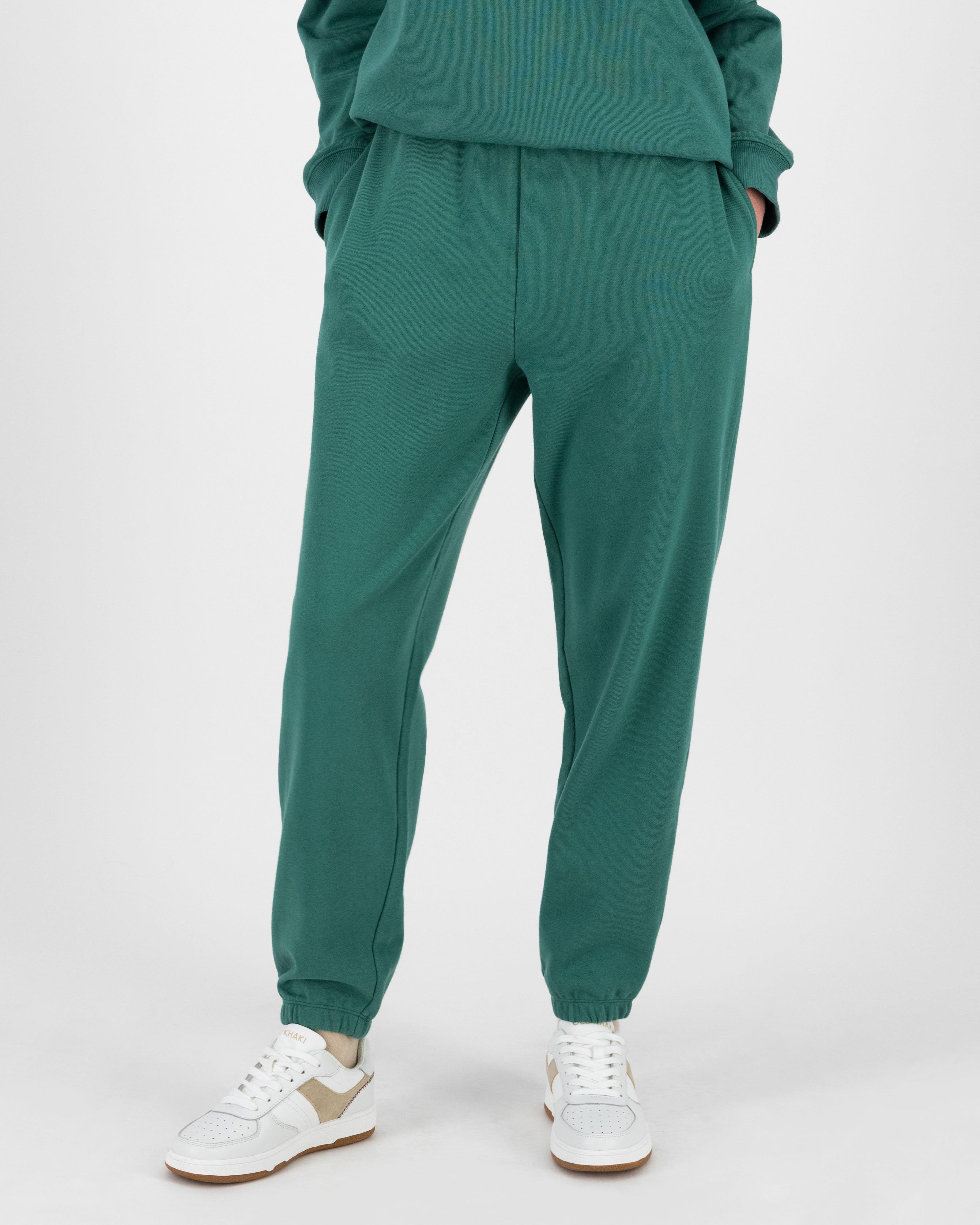 Women's Belle Cuffed Sweat Jogger -  Green
