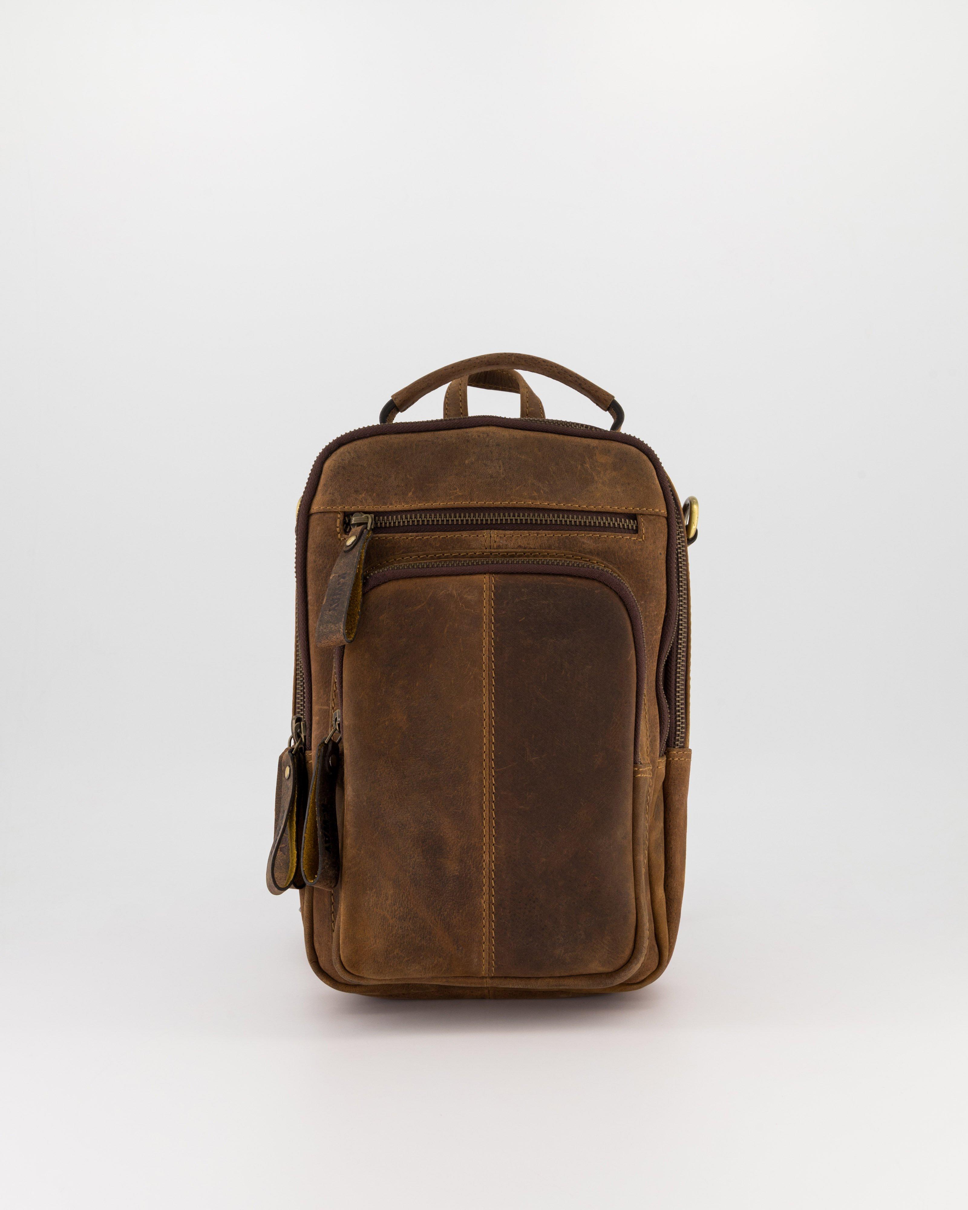 K-Way Elements Men's Livingstone Cross Body Bag -  Brown