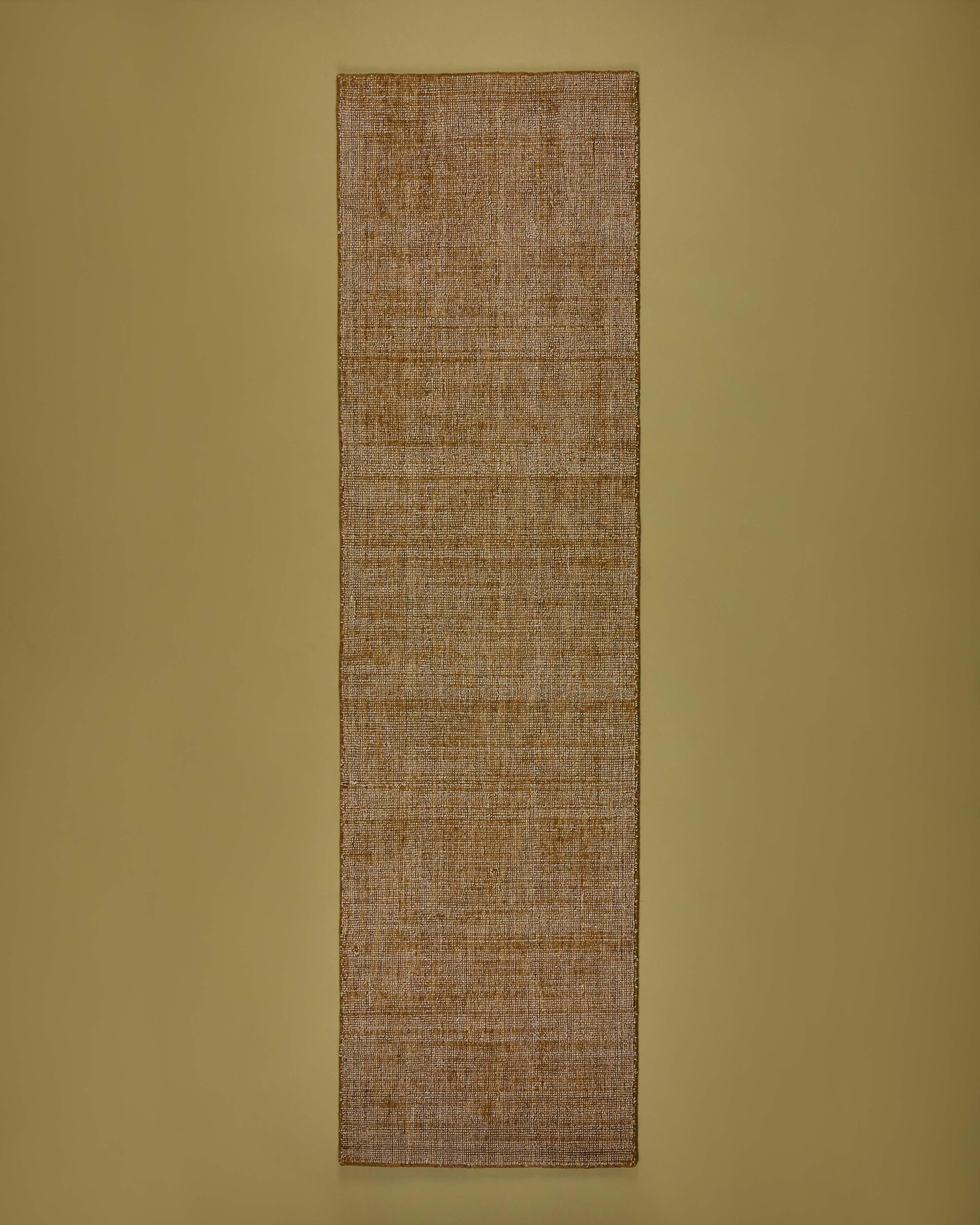 Kylie Colour Hand Loom Runner - 80cm x 300cm -  Gold