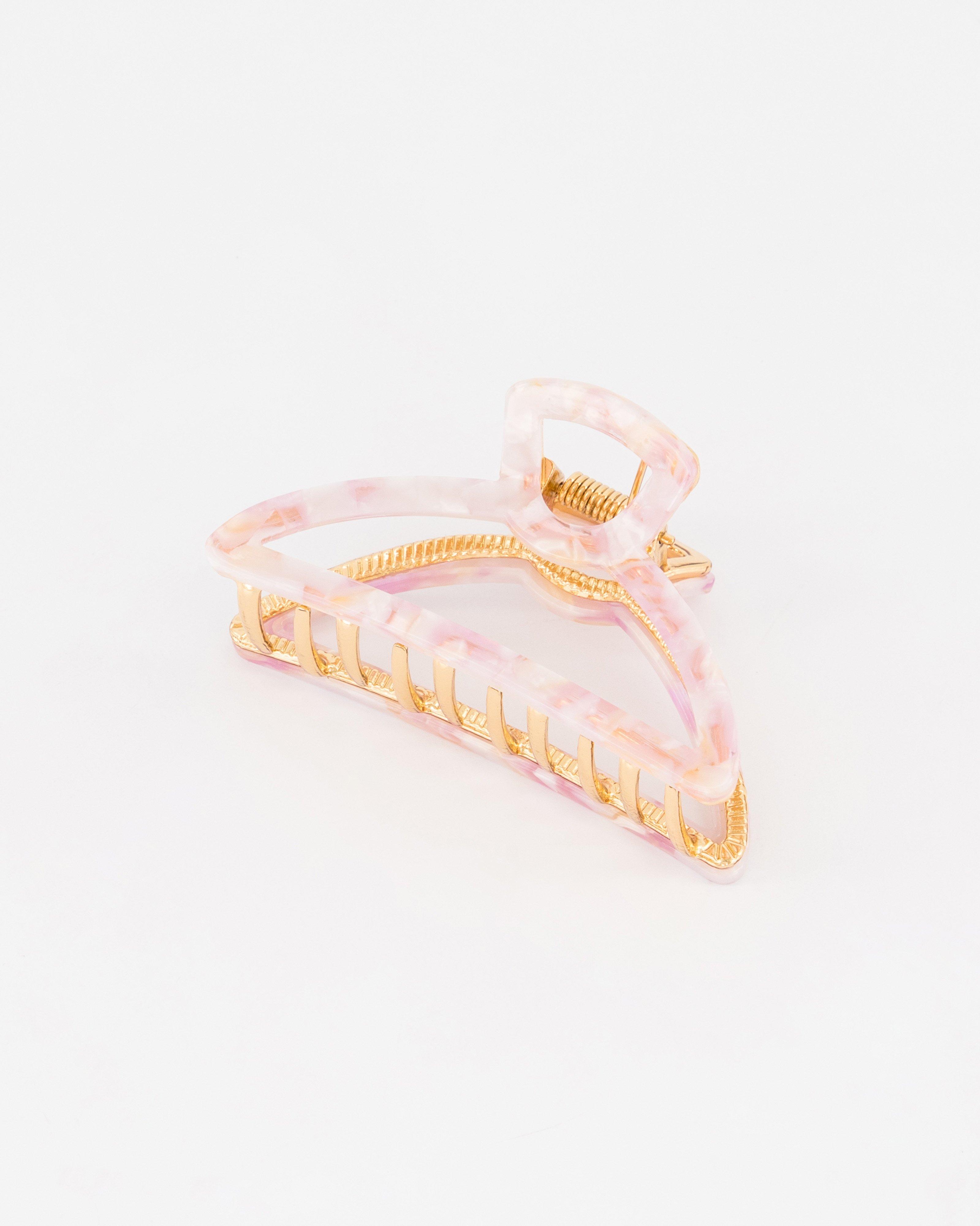 Lilac Pearl Effect Bulldog Clip -  Lilac