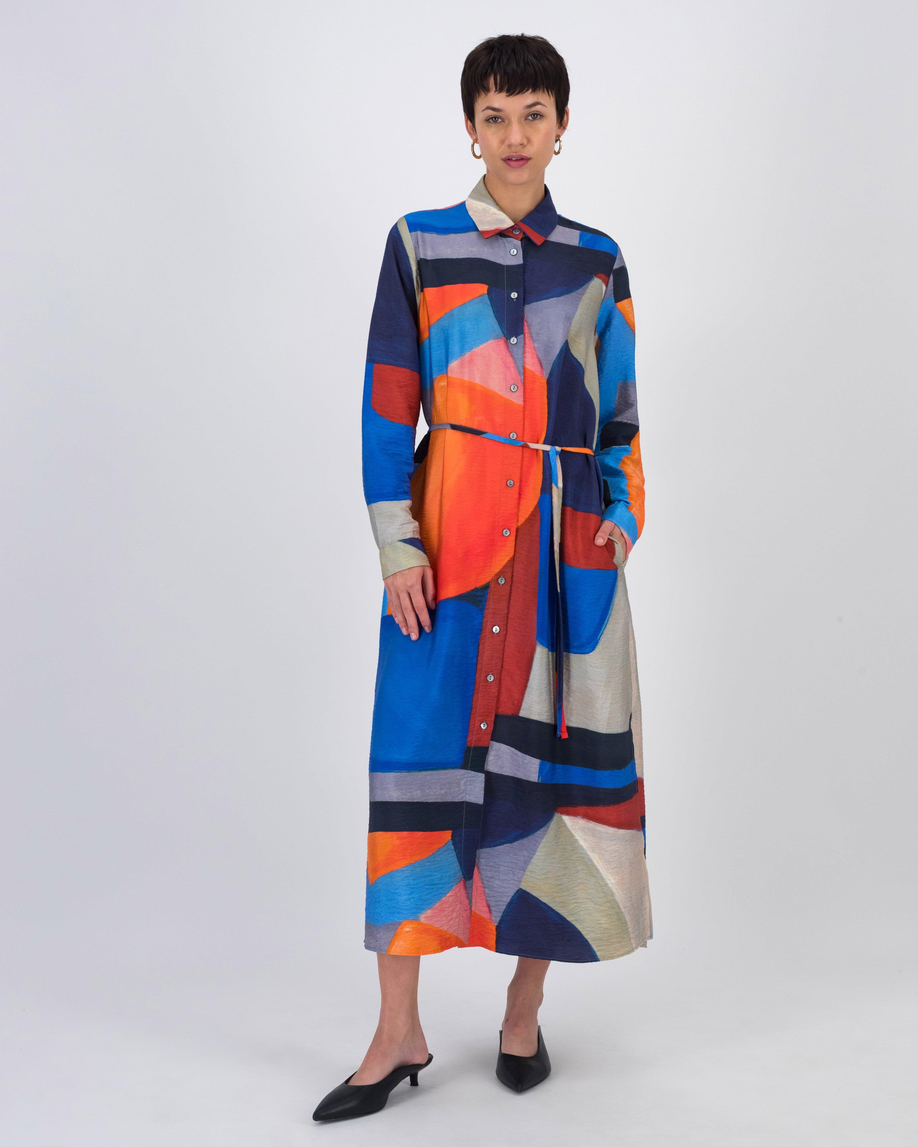 Zozi Printed Shirt Dress -  Assorted