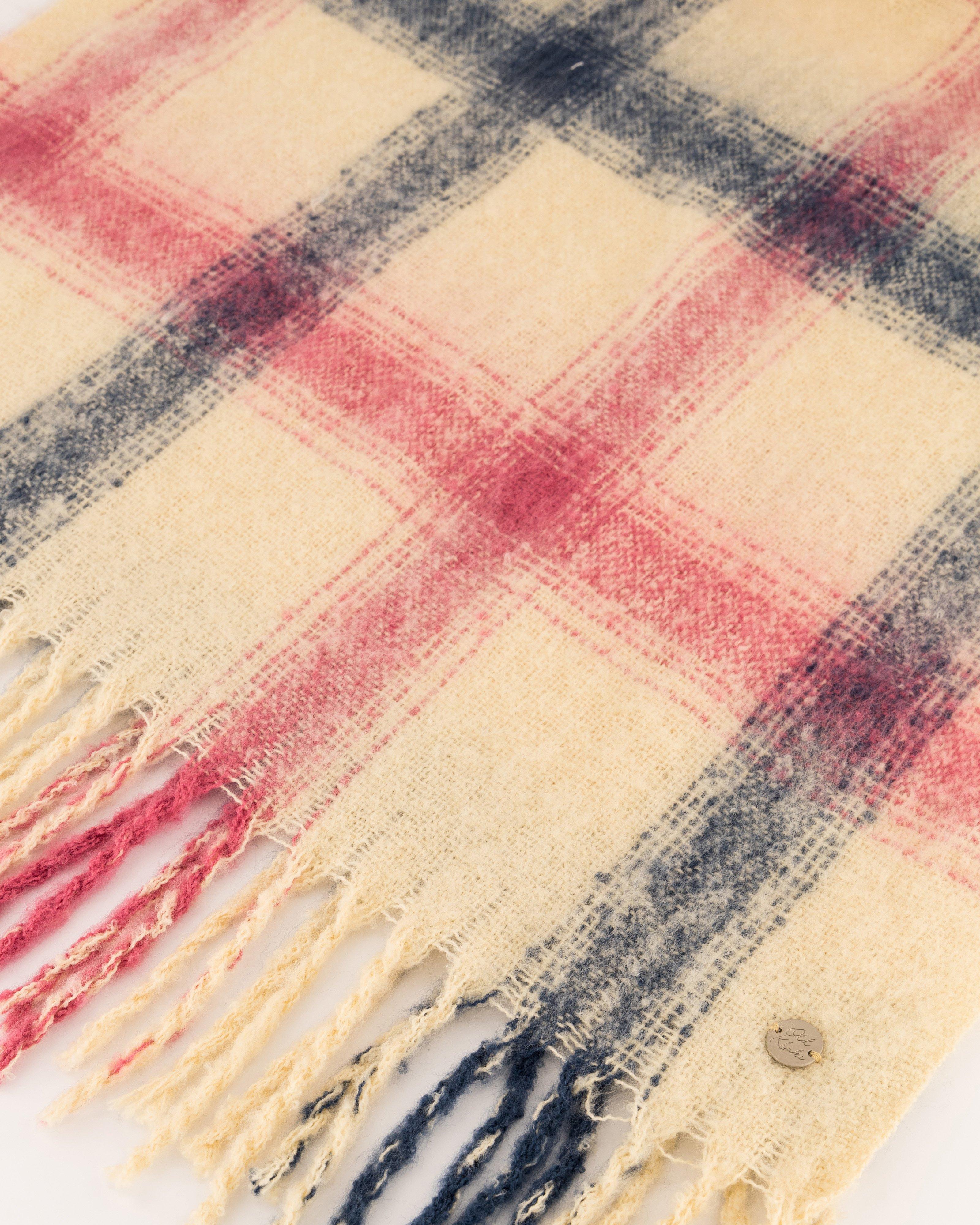 Old Khaki Women’s Carmen Check Scarf  -  Pink