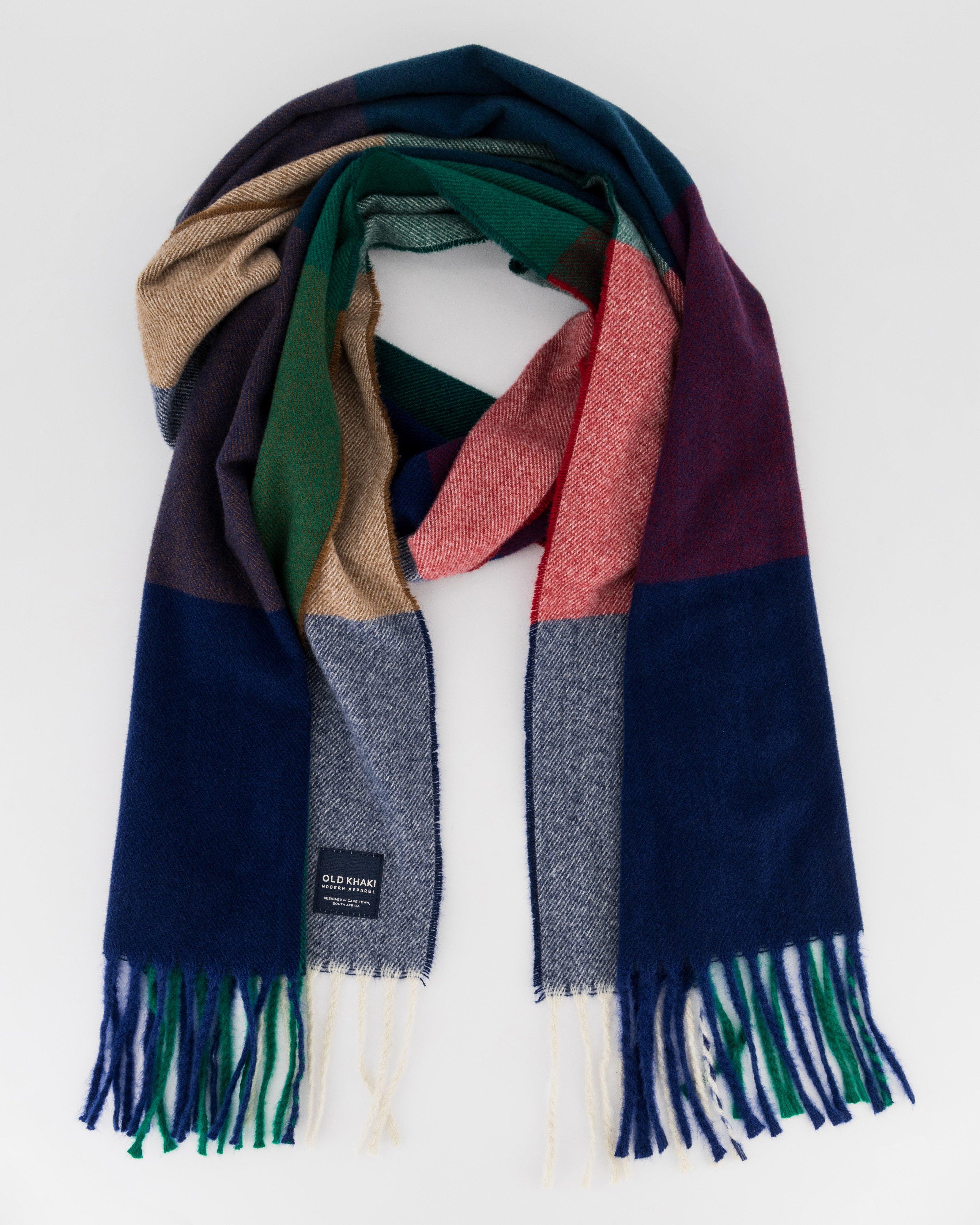 Men's Arno Large Check Scarf -  Assorted