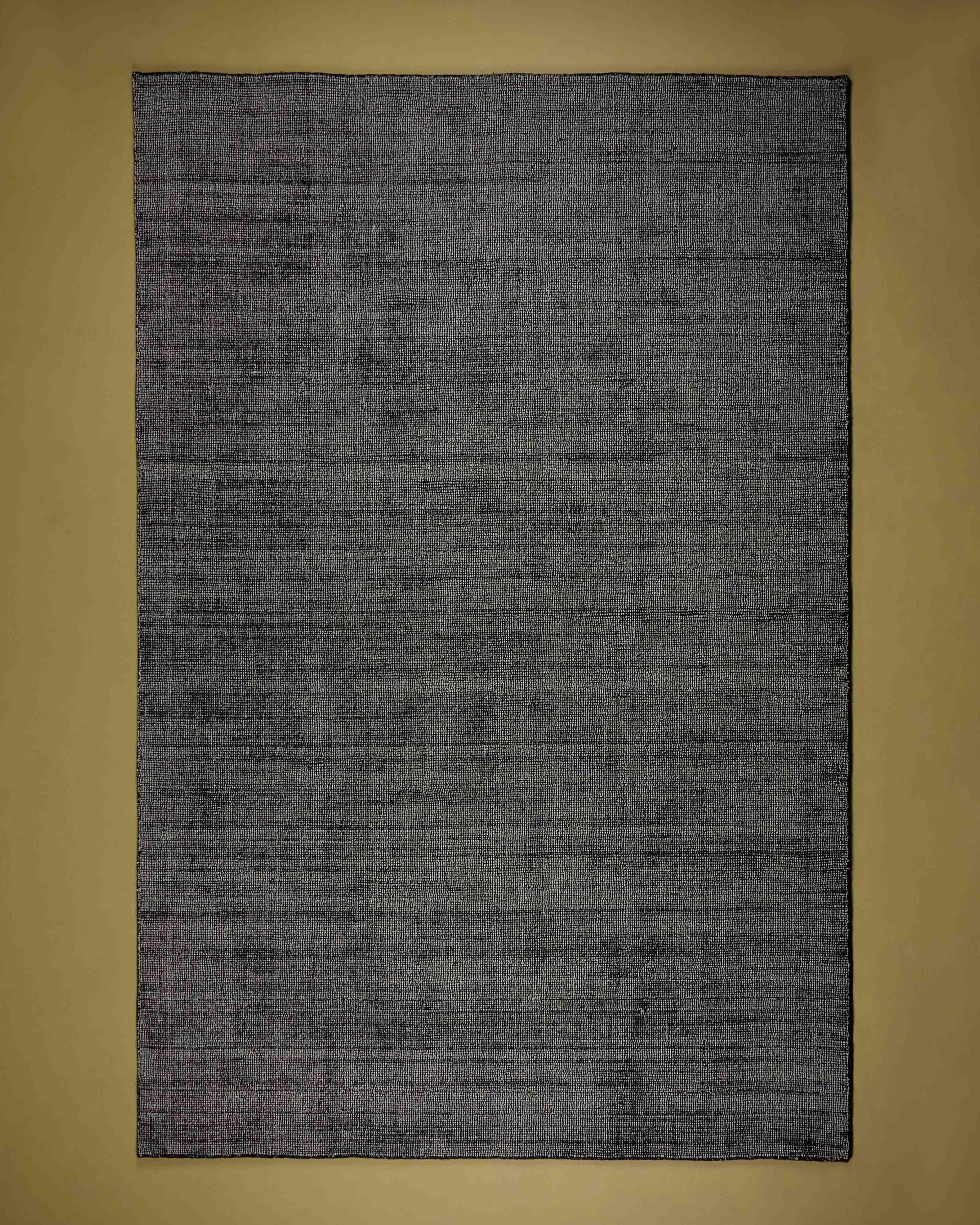 Kylie Colour Hand-Loom Rug - 200cm x 300cm -  Black
