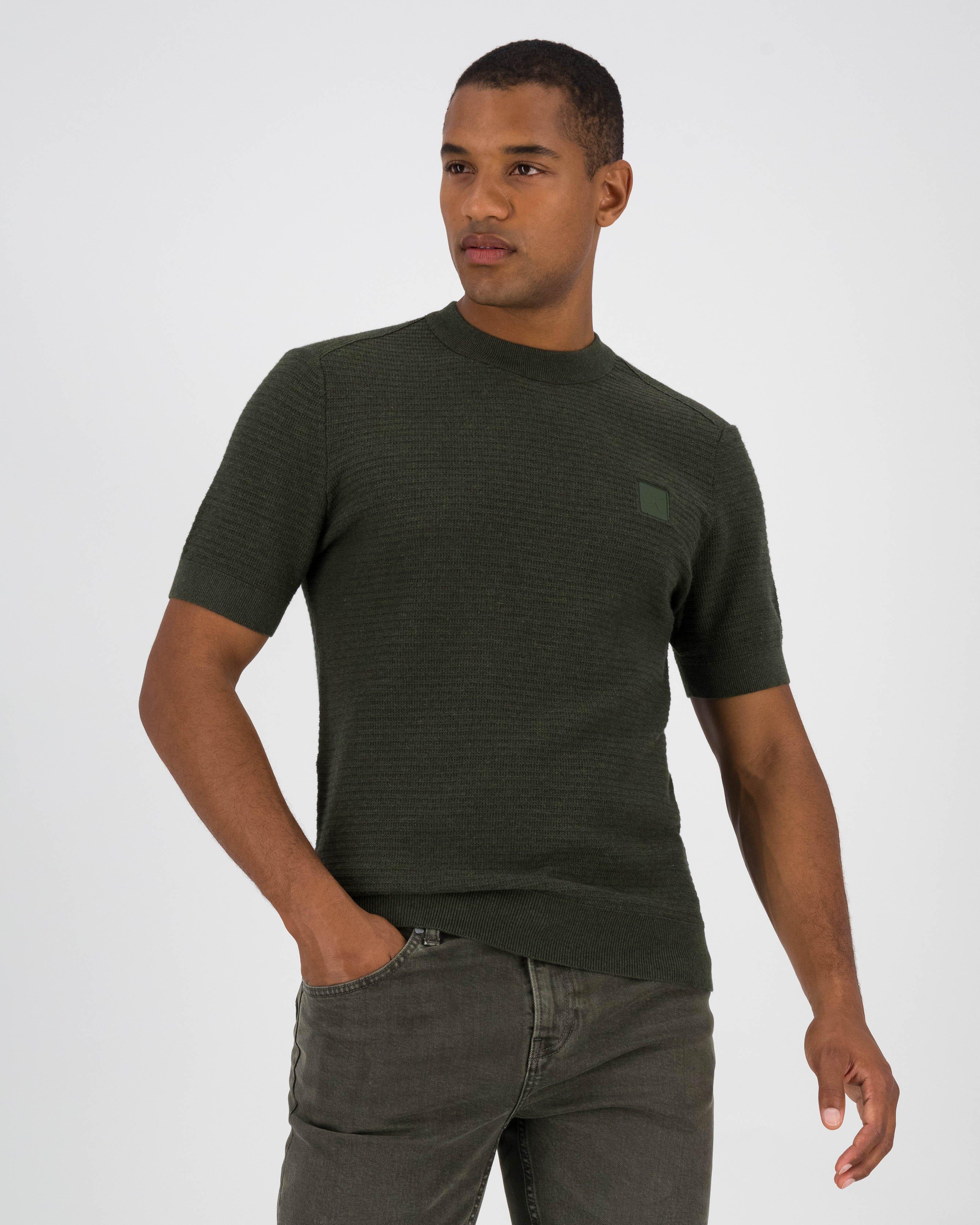 Men's Hugo Crew Knit -  Khaki