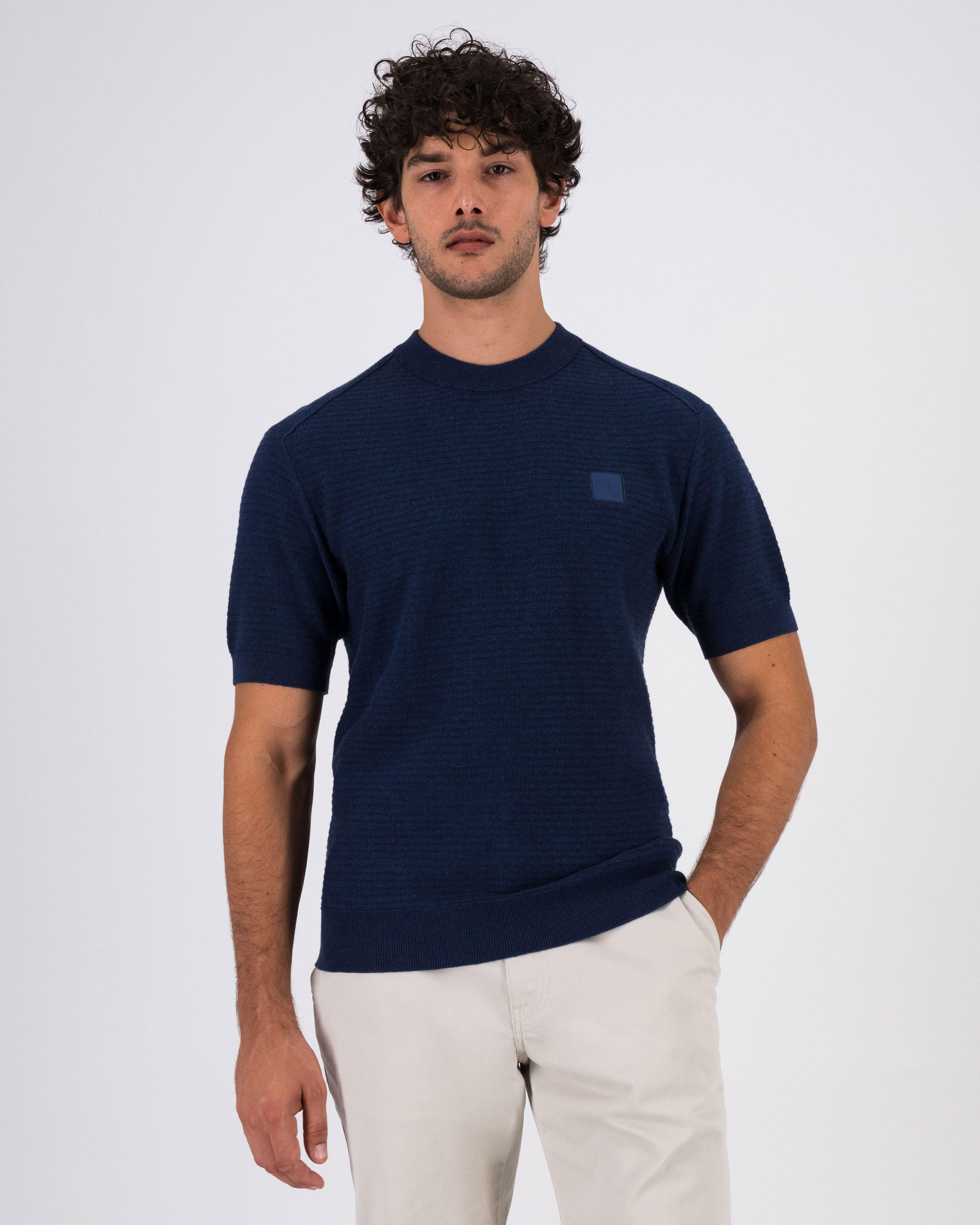 Men's Hugo Crew Knit -  Indigo
