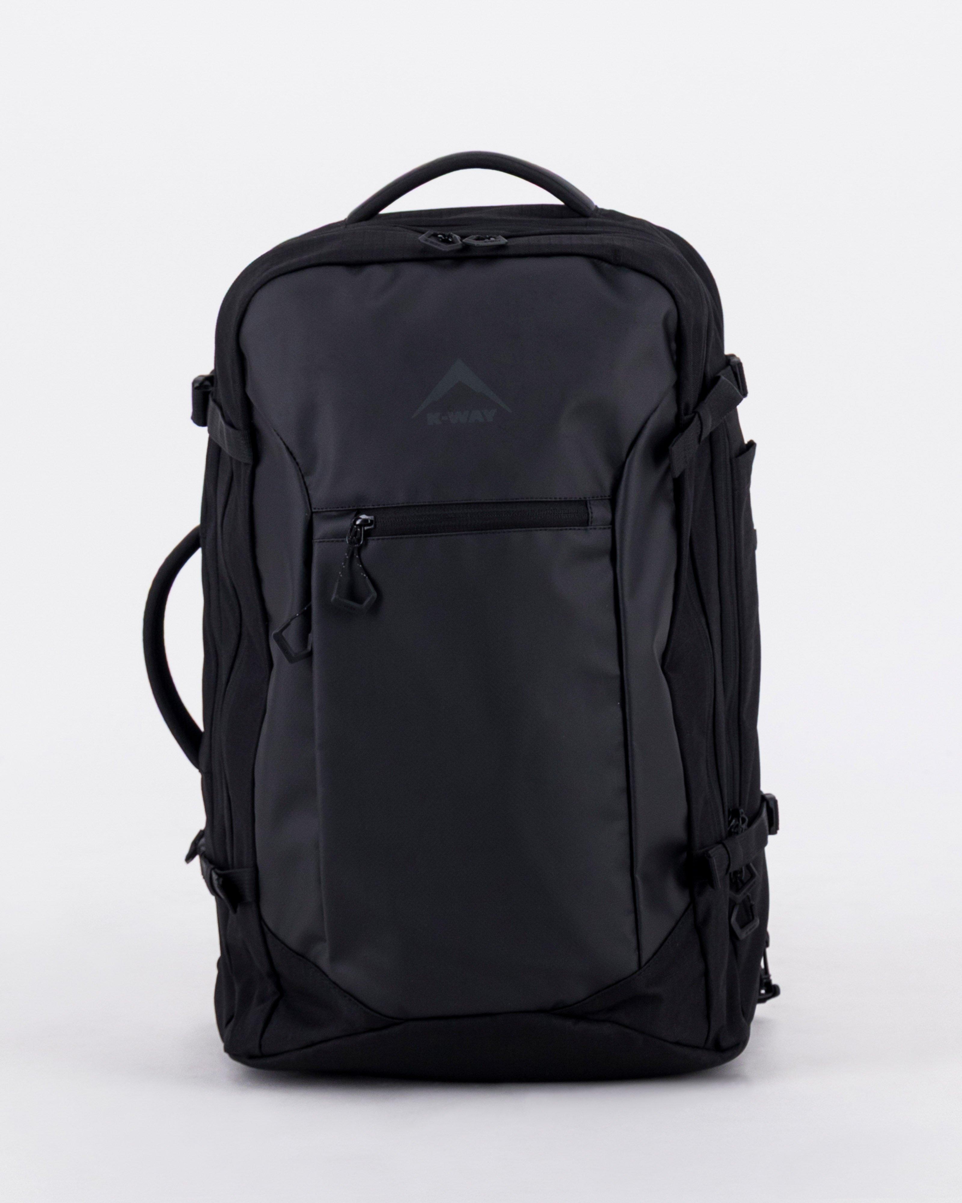K-Way Transit 35L Backpack  -  Black