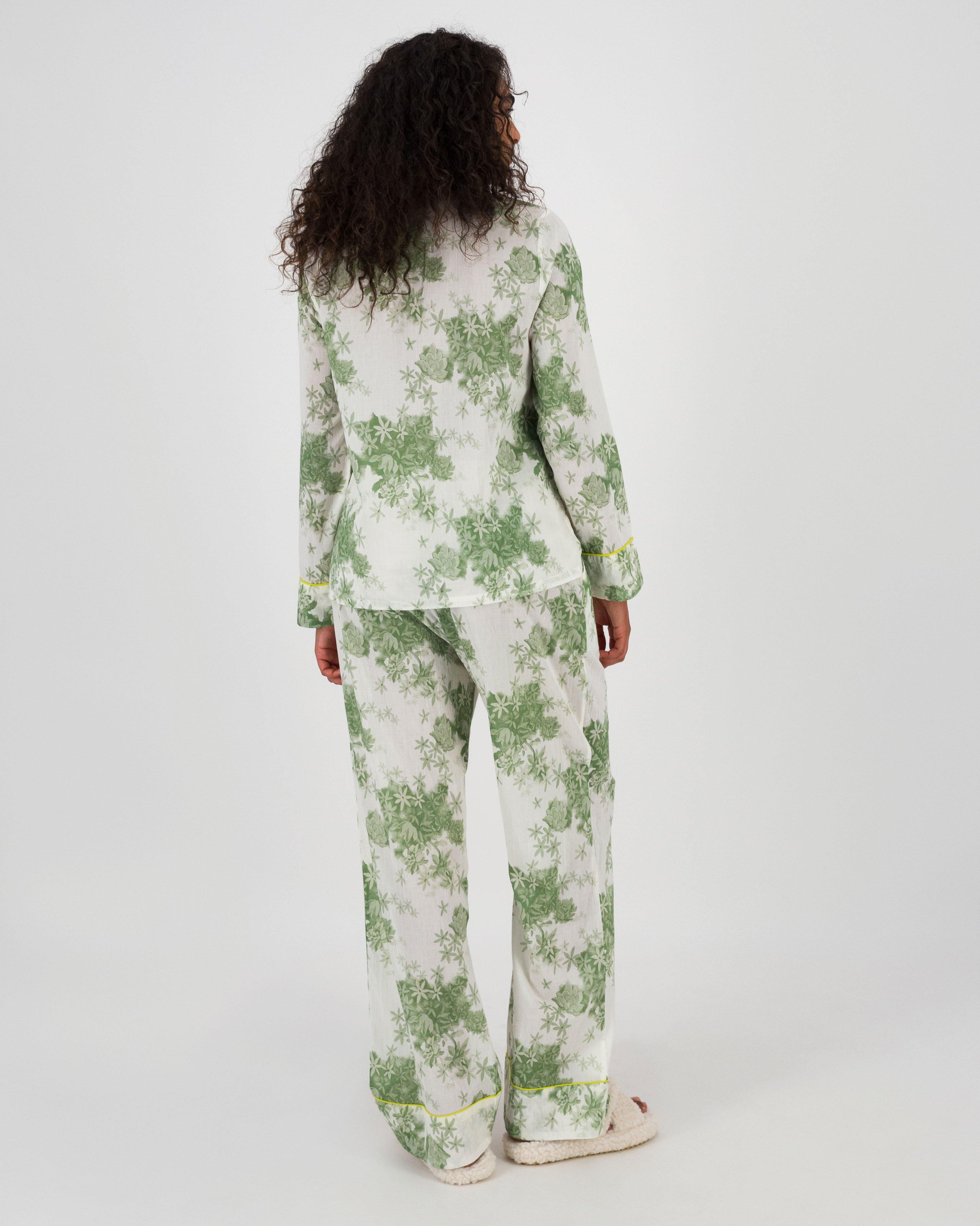Cassie Floral Sleep Set -  Green