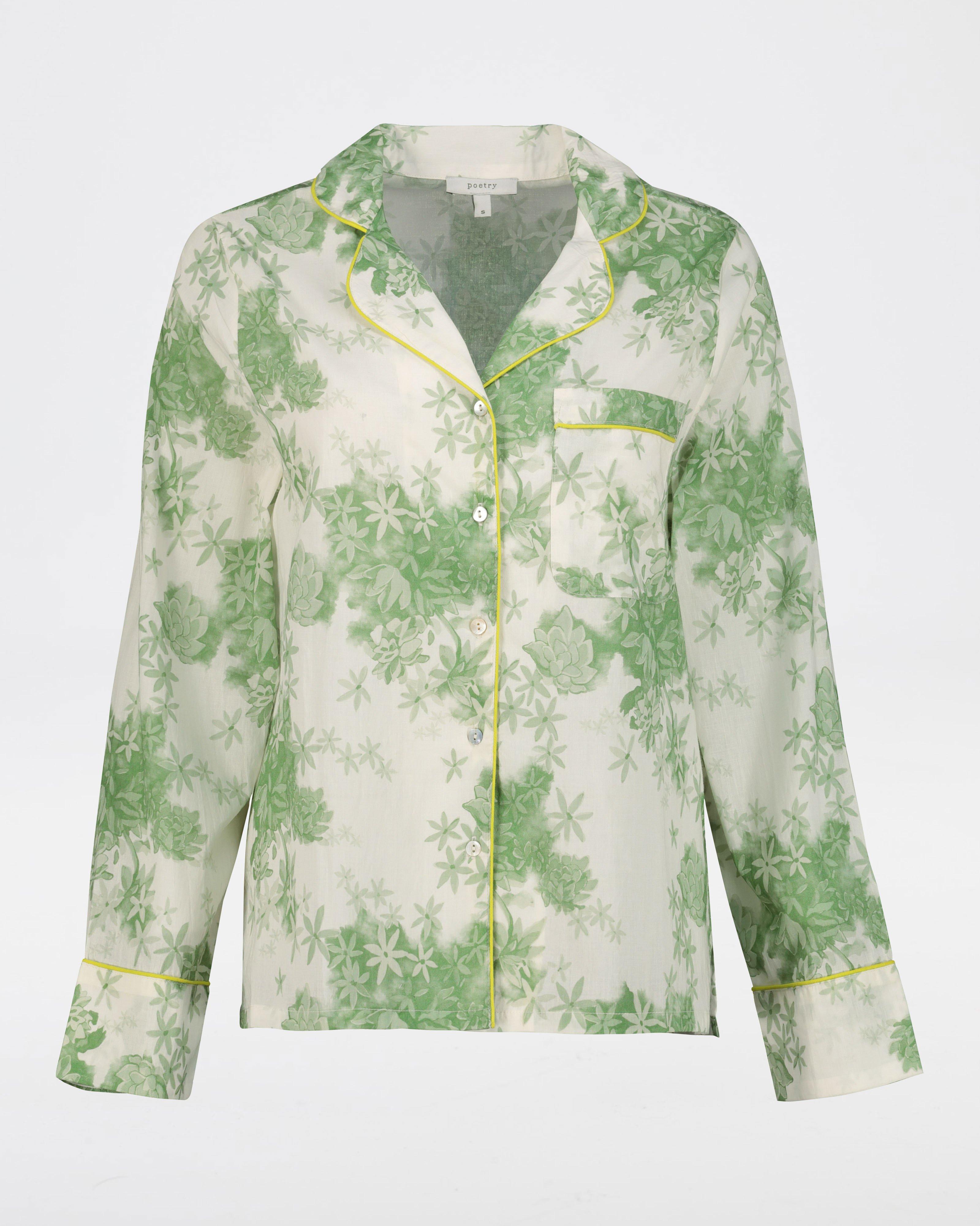 Cassie Floral Sleep Set -  Green