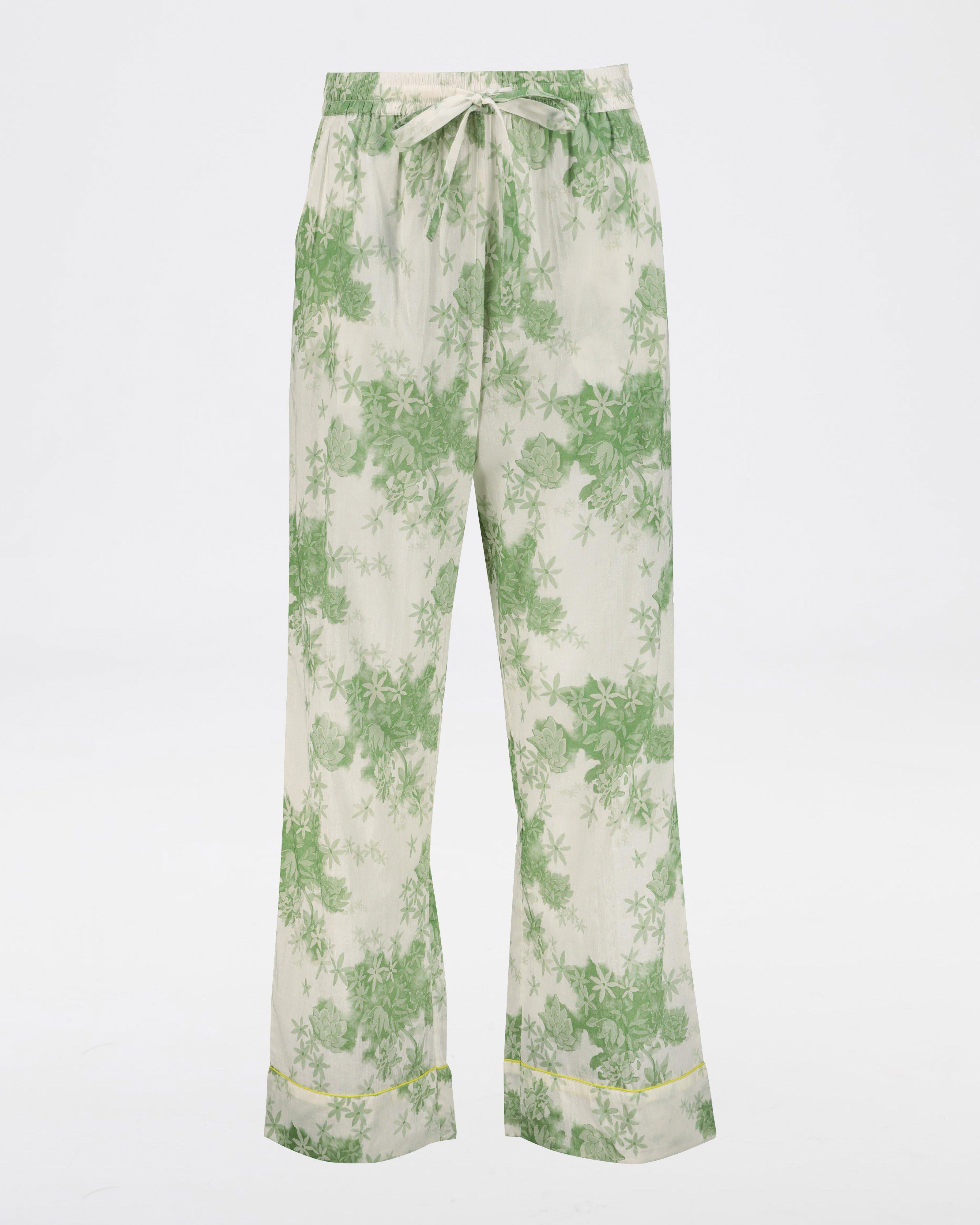 Cassie Floral Sleep Set -  Green