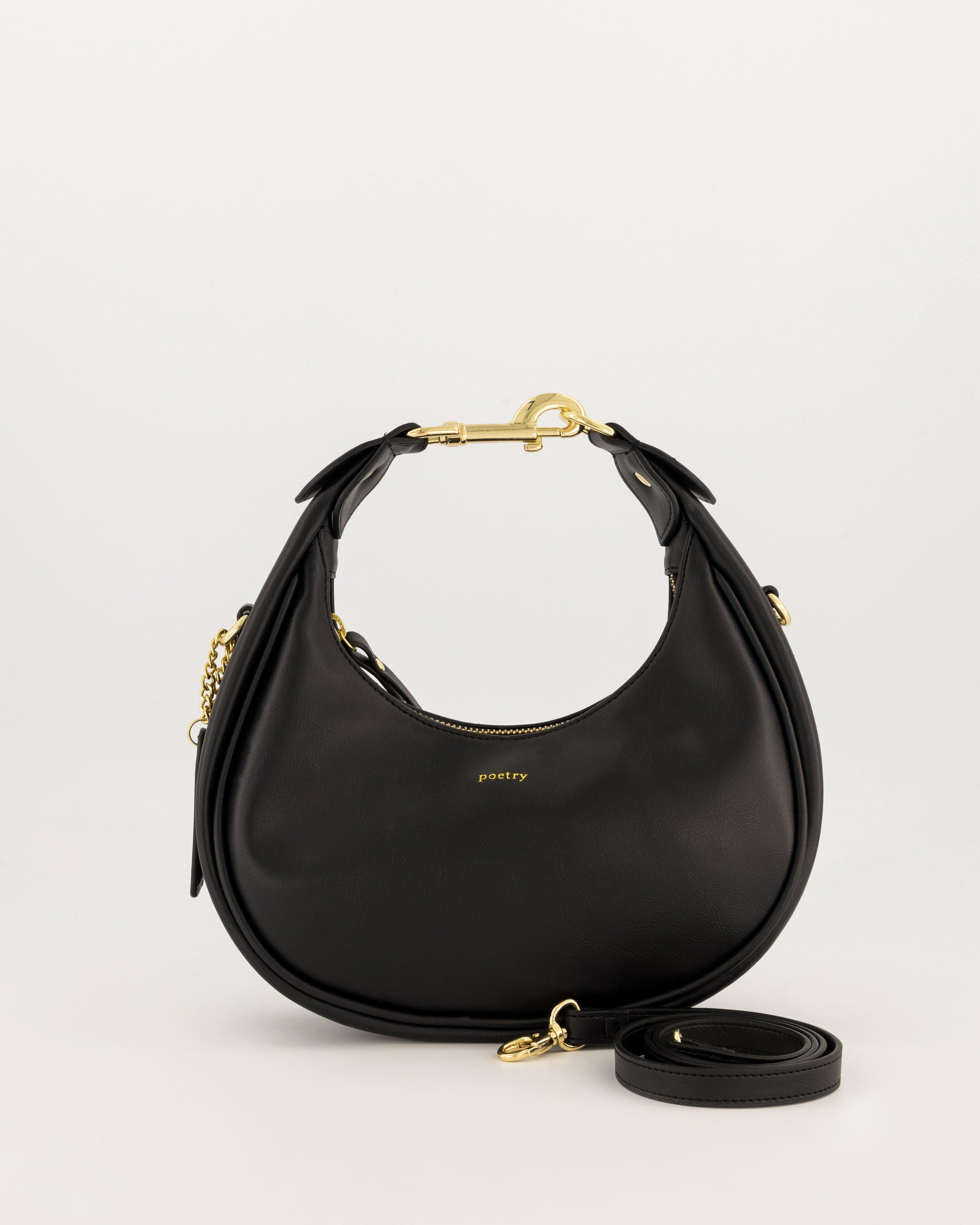 Ina Crescent Bag -  Black