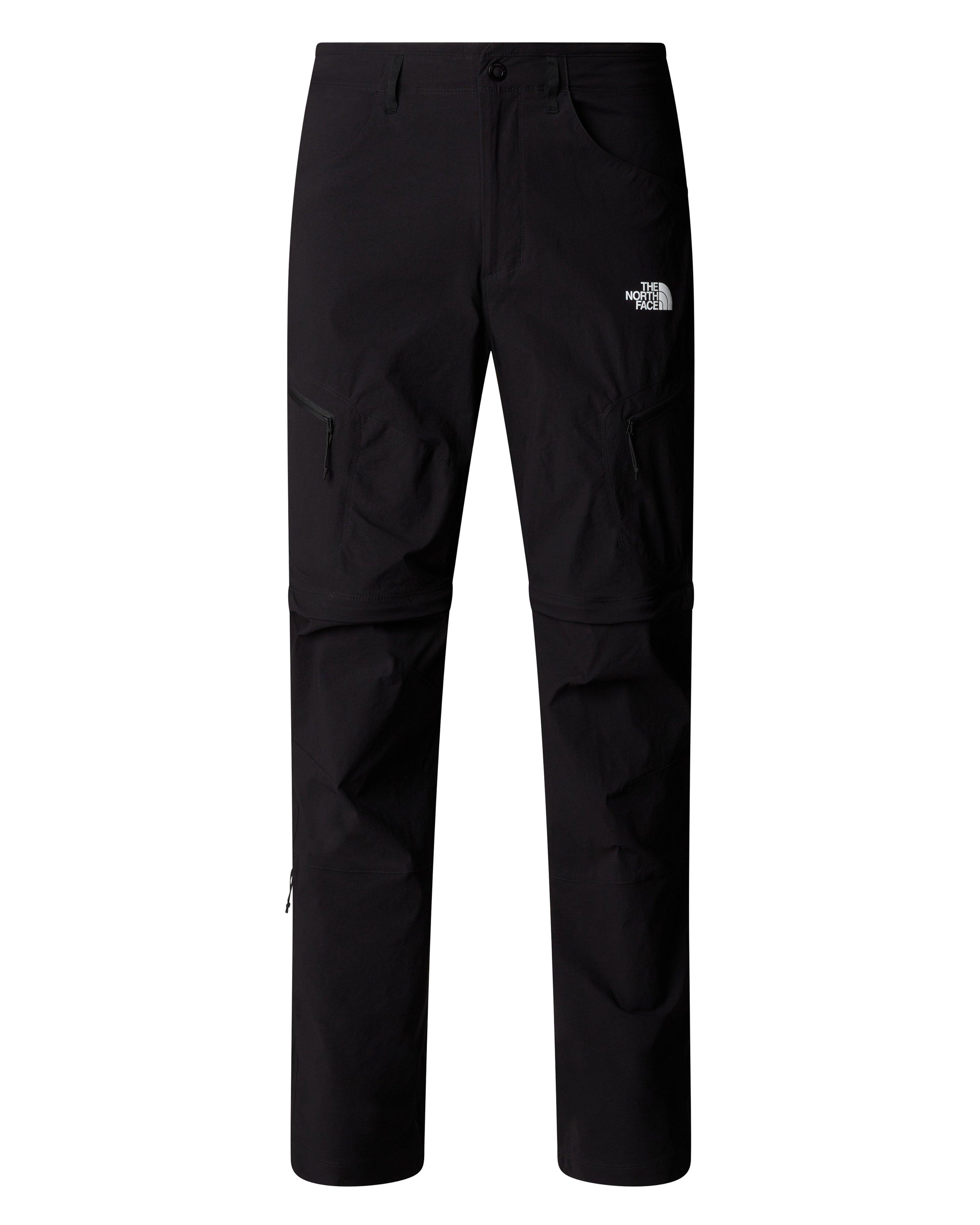 The North Face Men's Exploration Convertible Regular Tapered Pant -  Black
