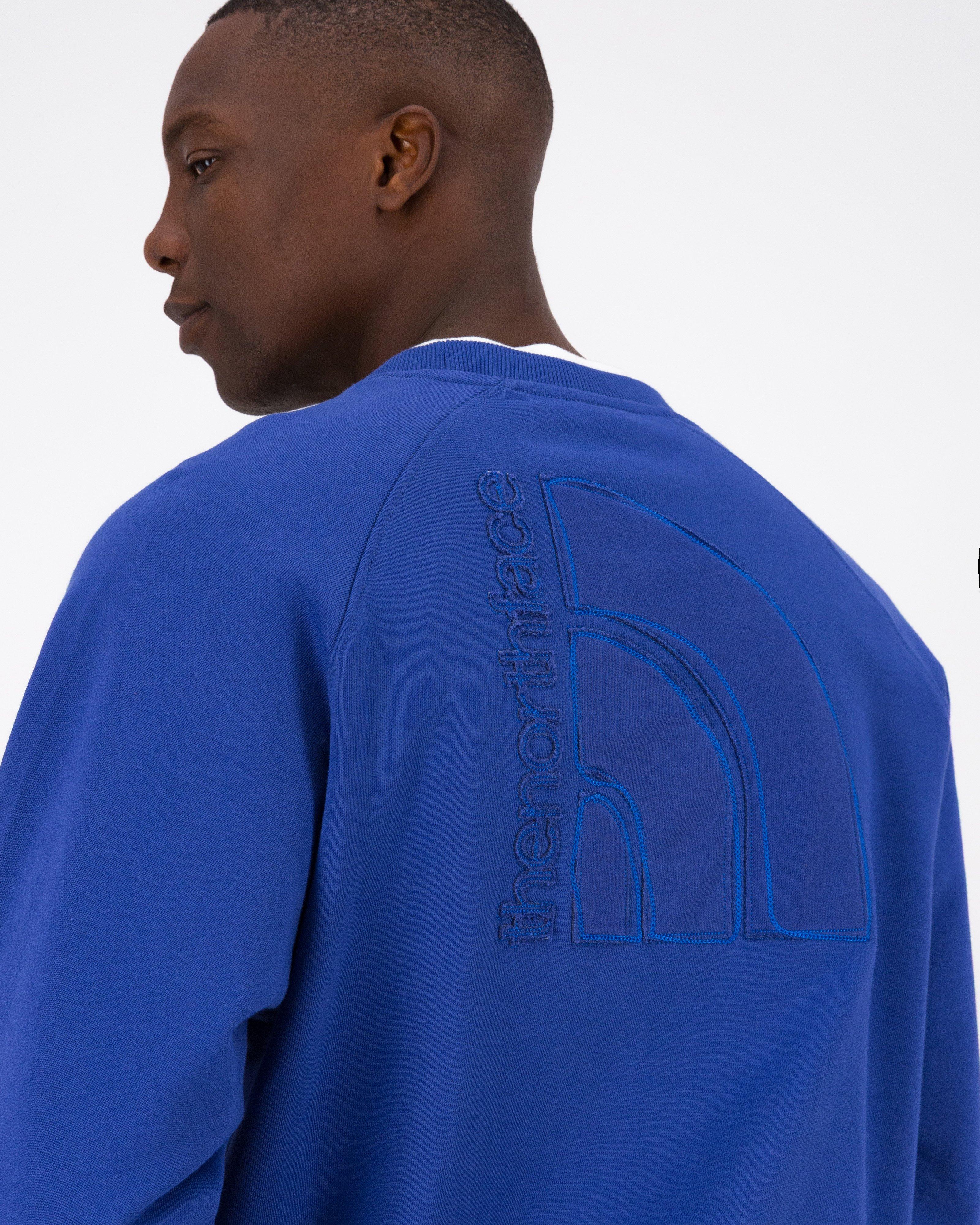 The North Face Men’s Logo RMST Relaxed Long Sleeve T-shirt -  Blue