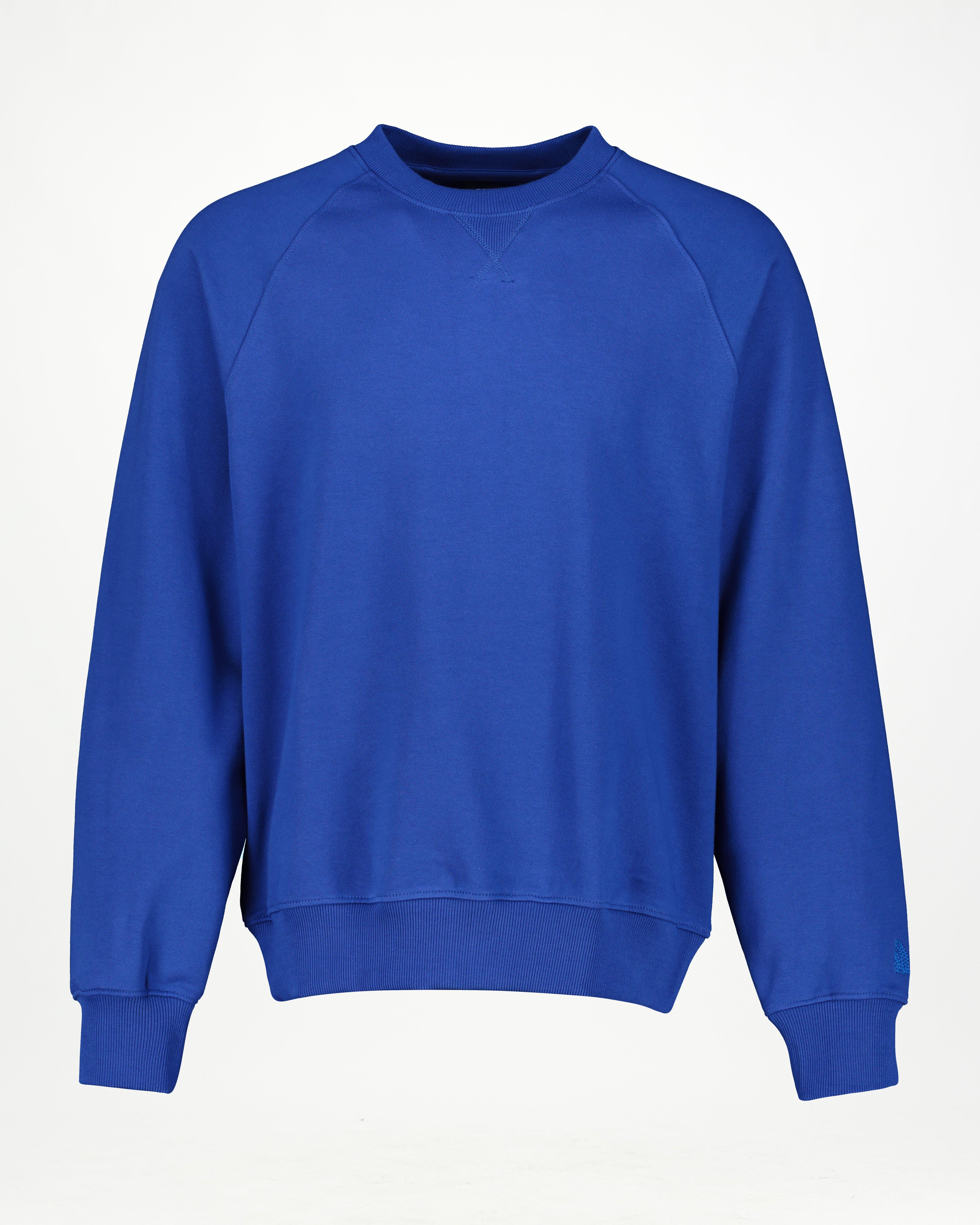 The North Face Men’s Logo RMST Relaxed Long Sleeve T-shirt -  Blue