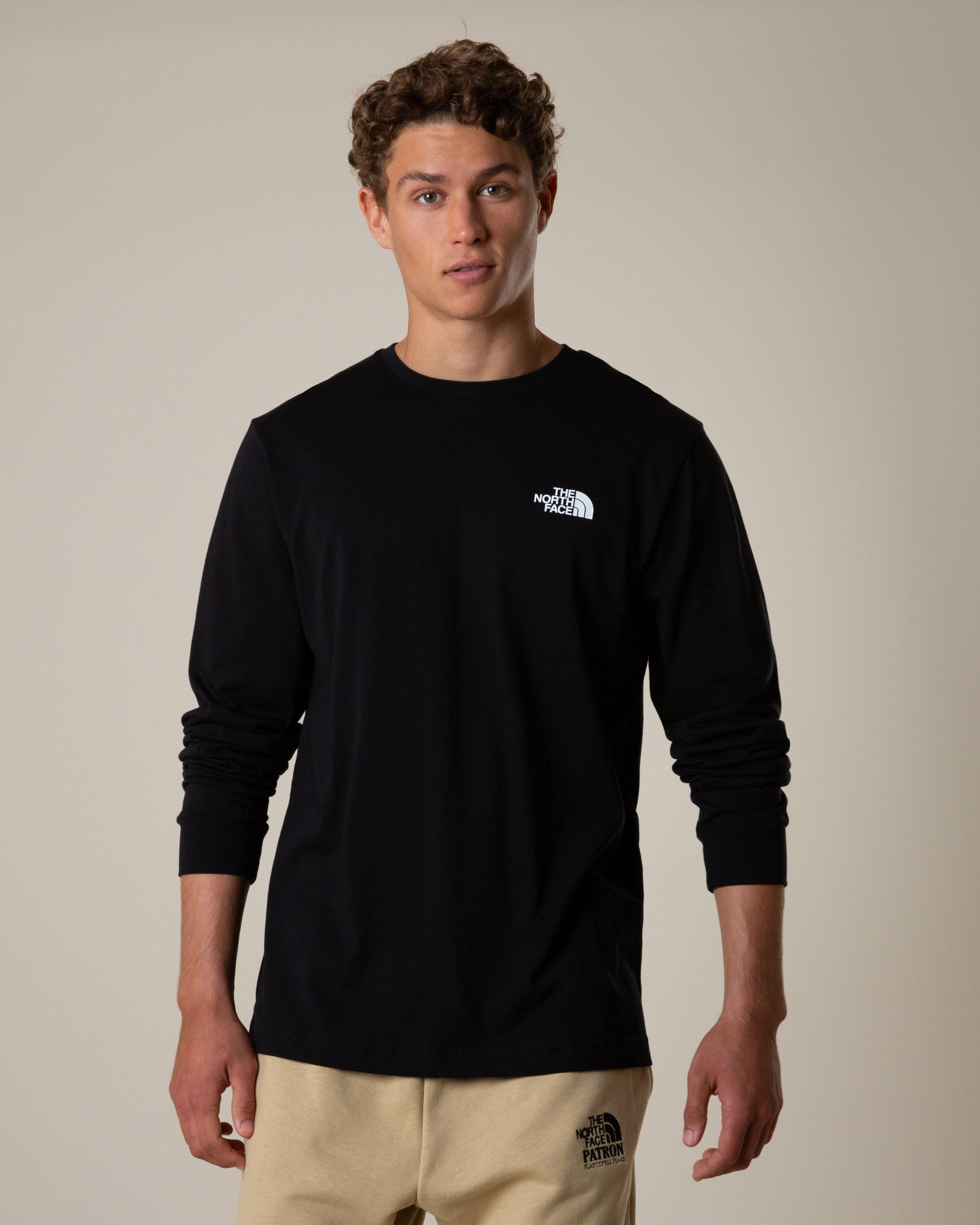☆THE NORTH FACE☆ Men's NSE Long Sleeve T-ShirtBLACK The North Face Men's Box NSE Long-Sleeve Shirt TNF Black