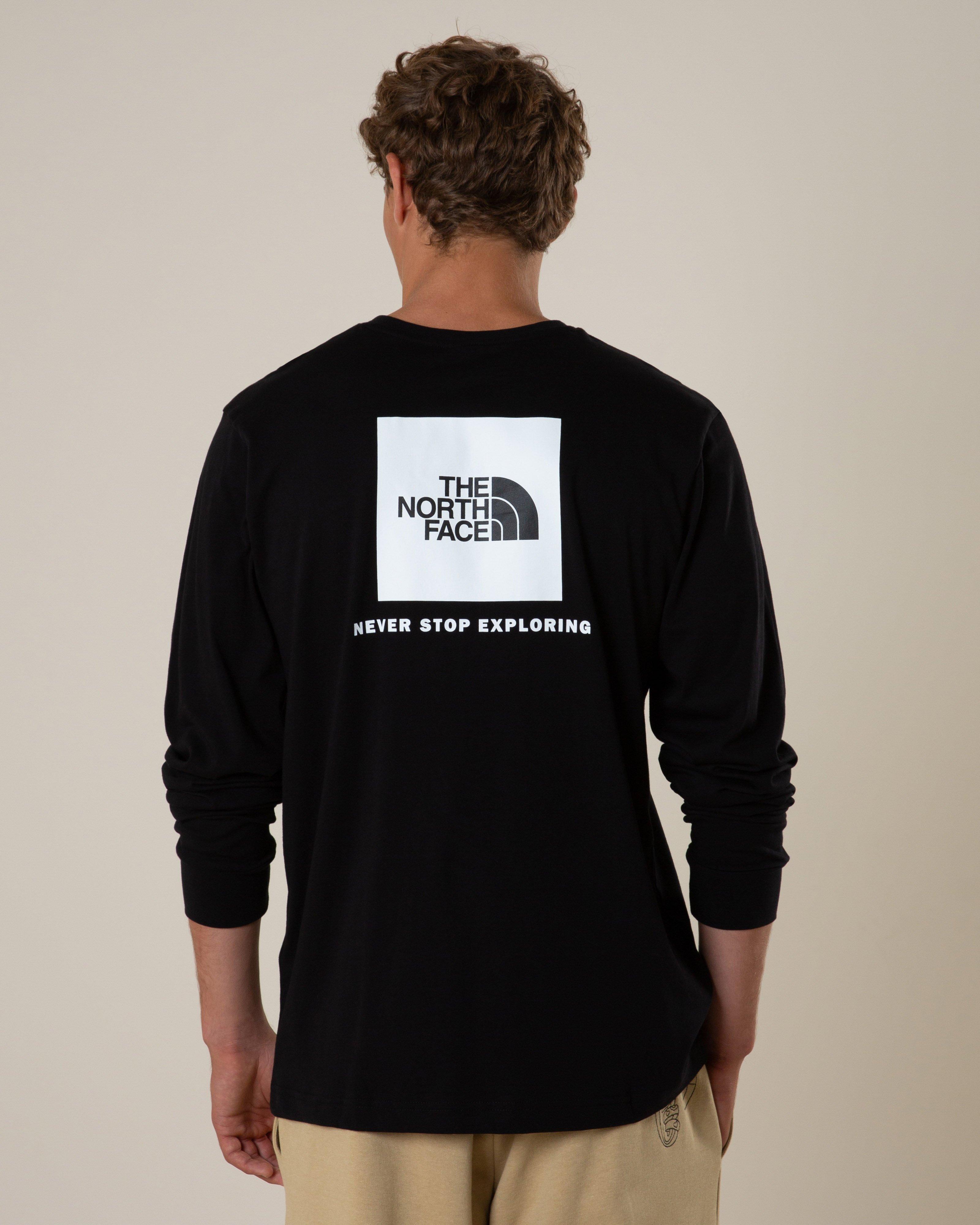 The North Face Men’s BOX NSE Long Sleeve T-Shirt  -  Black