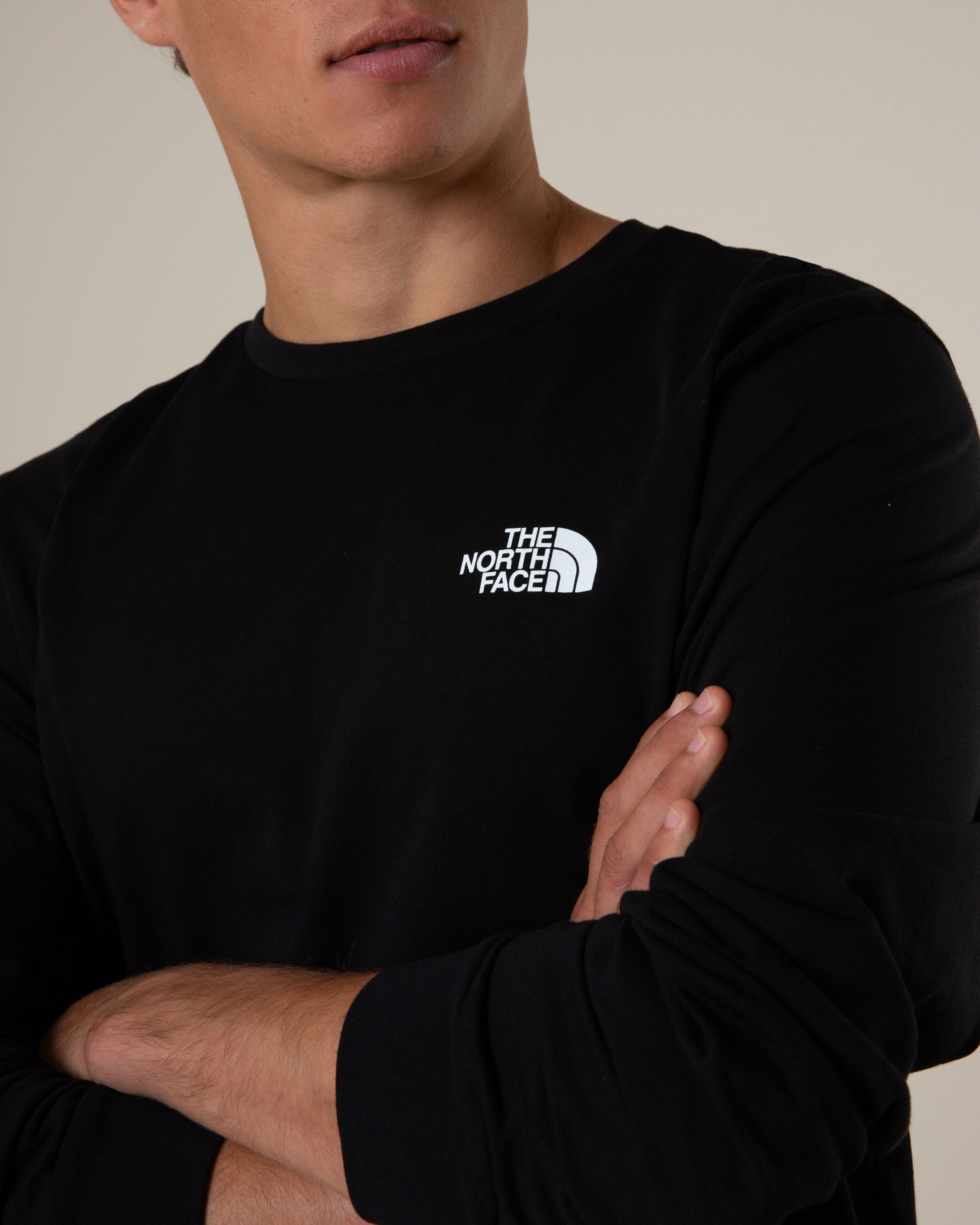 The North Face Men’s BOX NSE Long Sleeve T-Shirt  -  Black