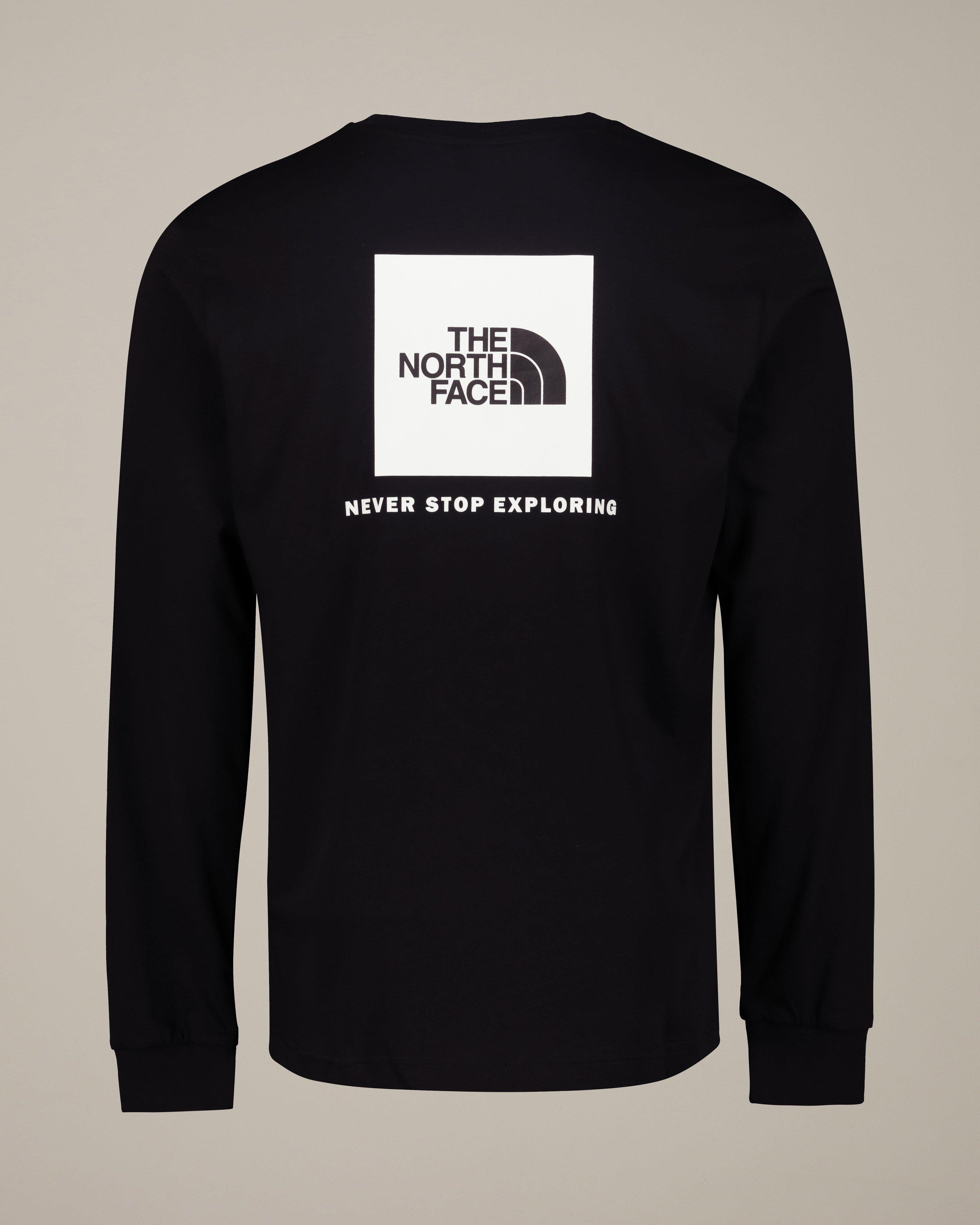 The North Face Men’s BOX NSE Long Sleeve T-Shirt  -  Black
