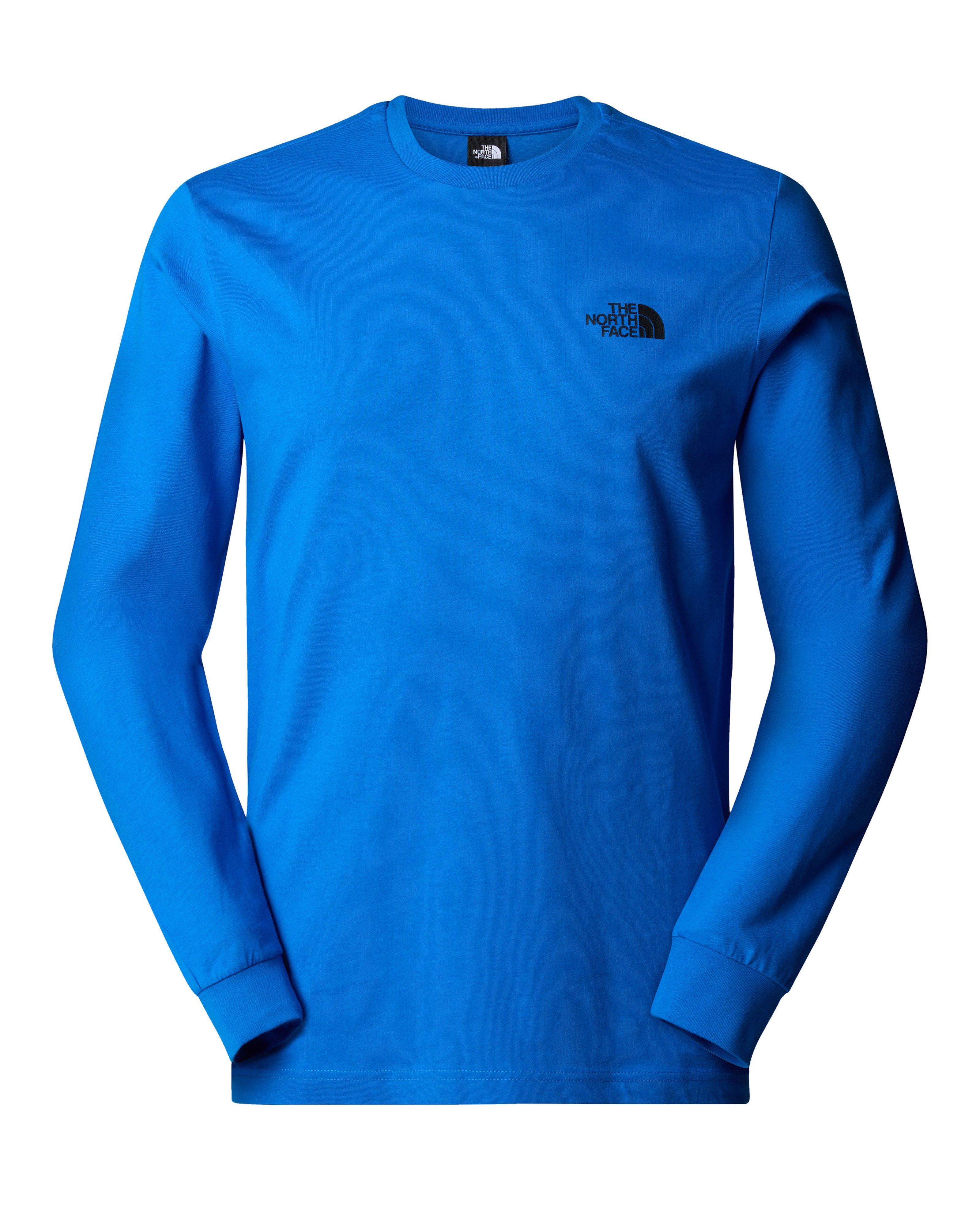 The North Face Men’s BOX NSE Long Sleeve T-Shirt  -  Blue
