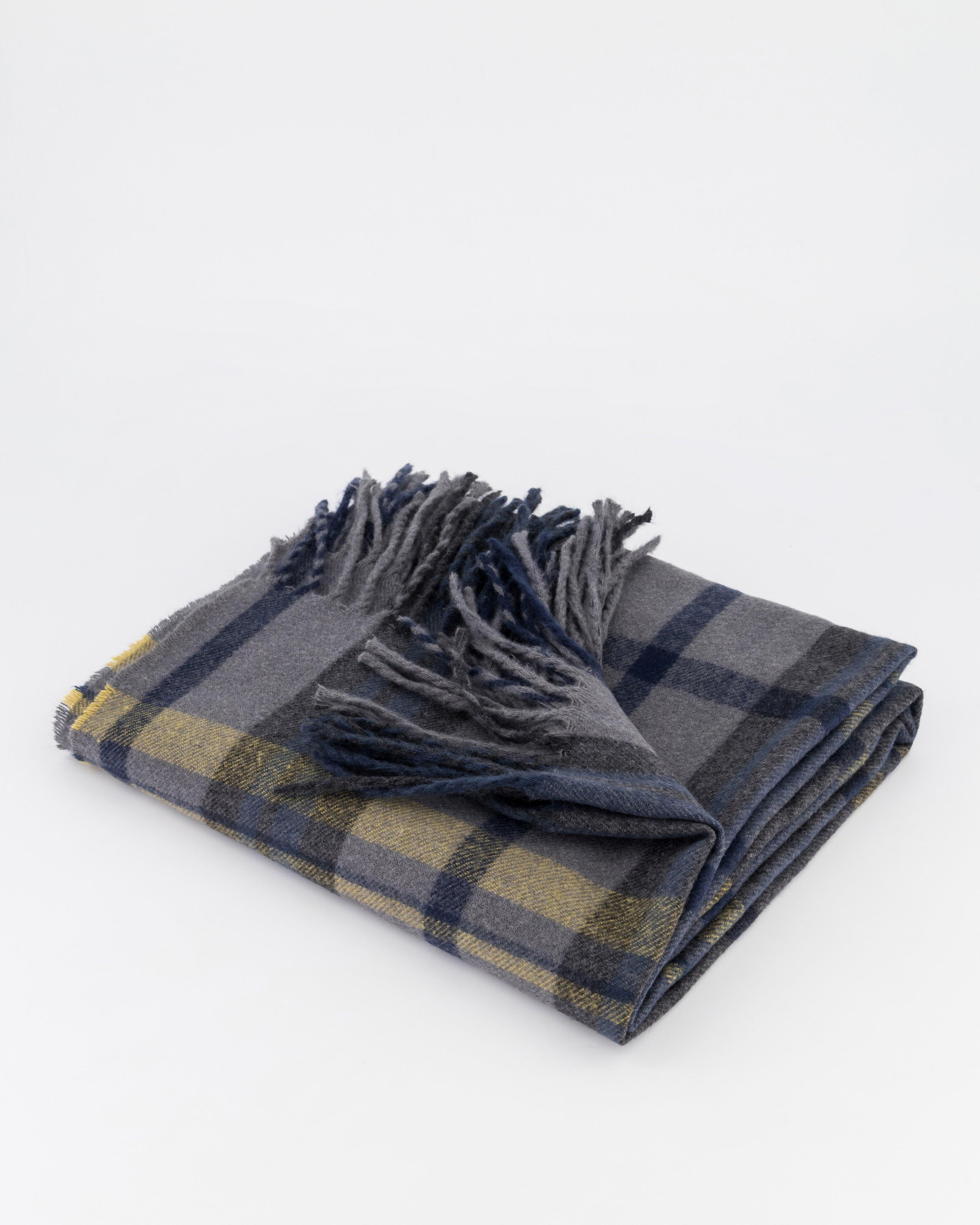 K-Way Elements Men's Check Scarf -  Blue