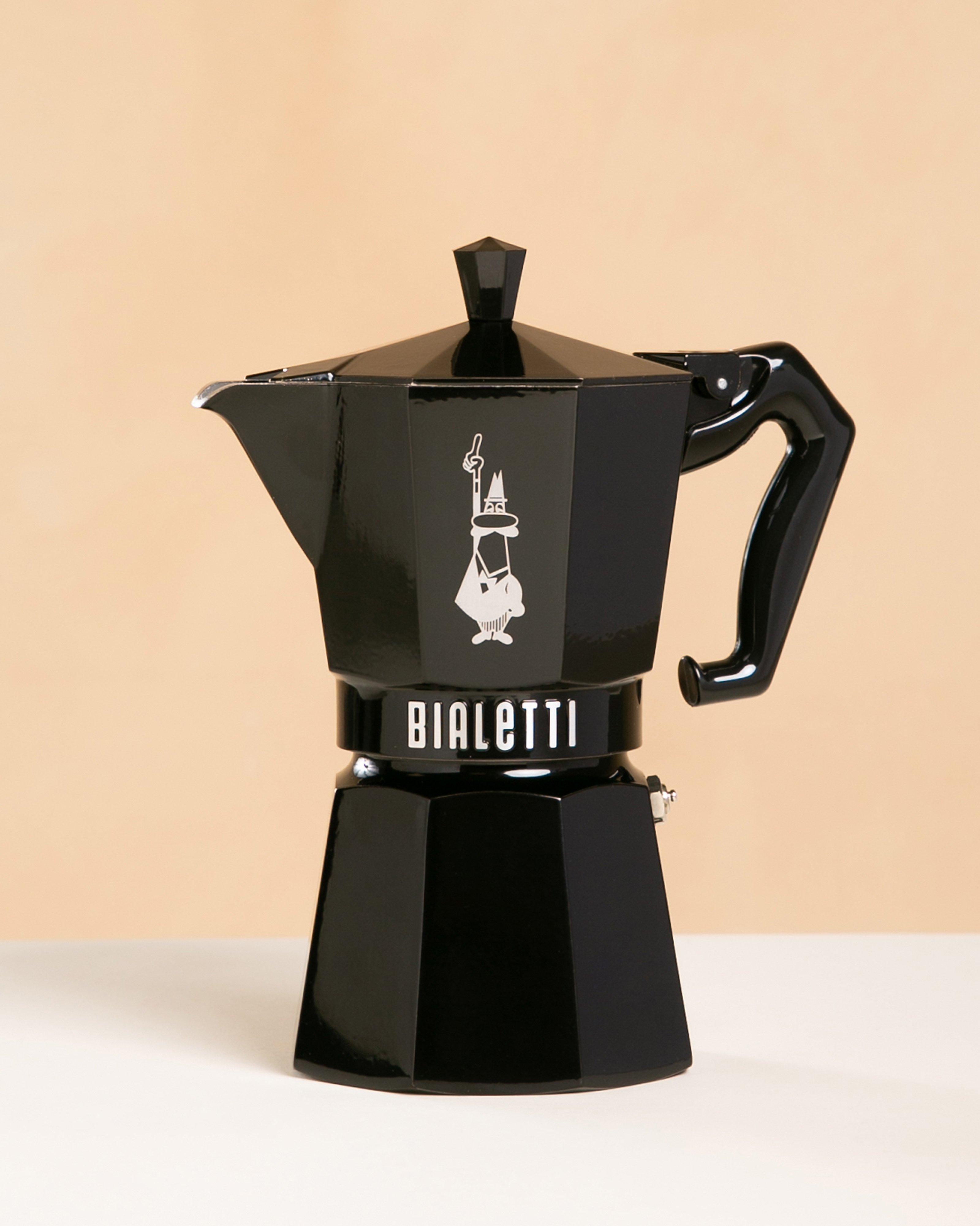 Bialetti Moka Exclusive - 6 Cup -  Black