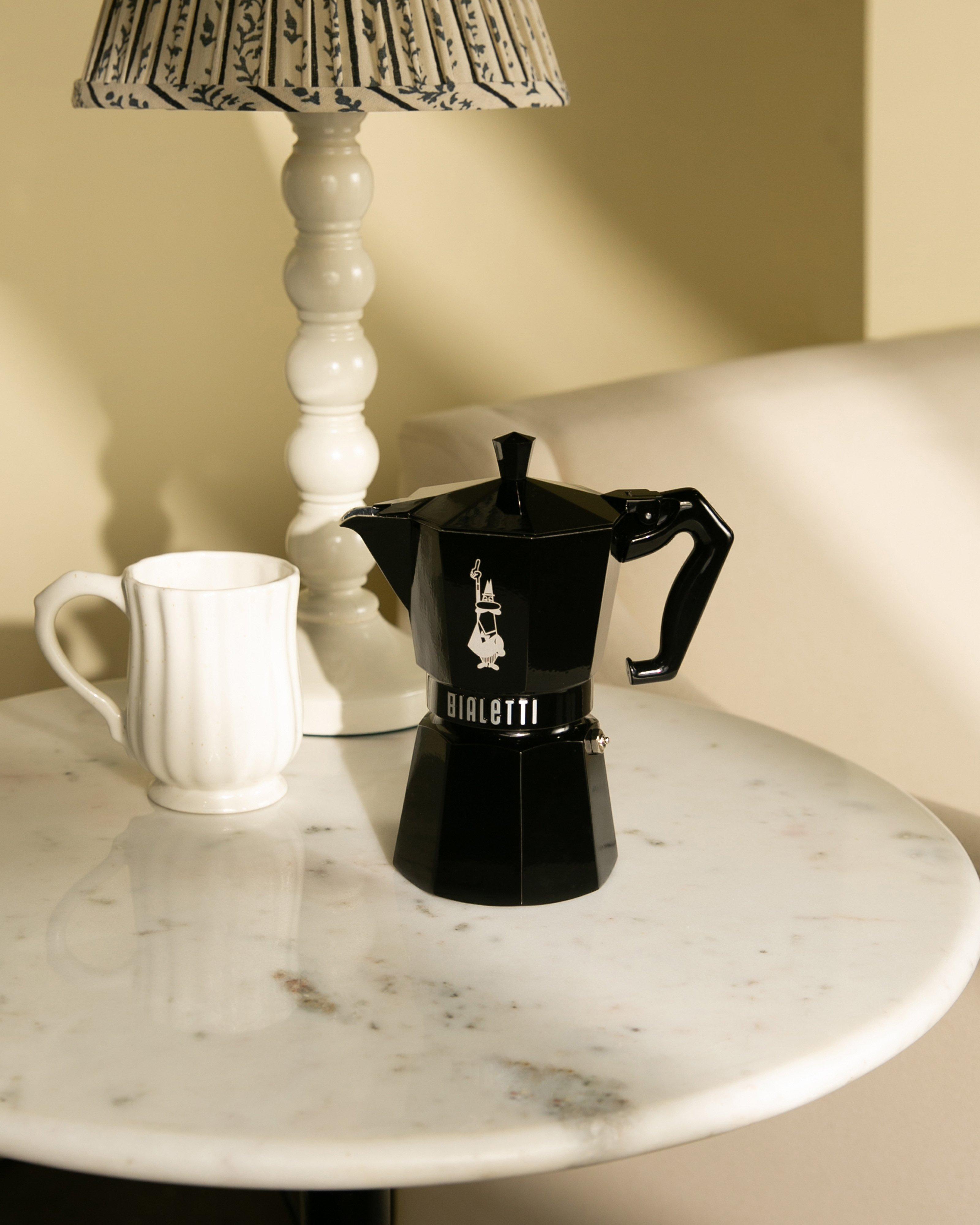 Bialetti Moka Exclusive - 6 Cup -  Black