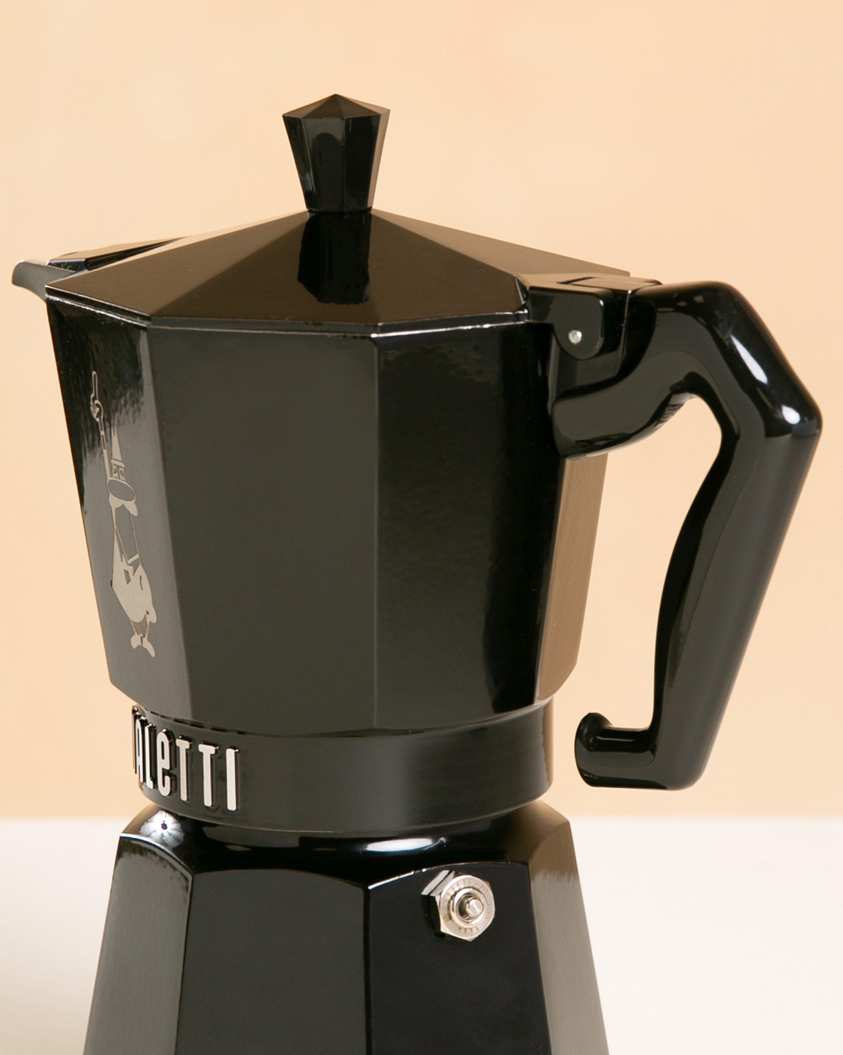 Bialetti Moka Exclusive - 6 Cup -  Black