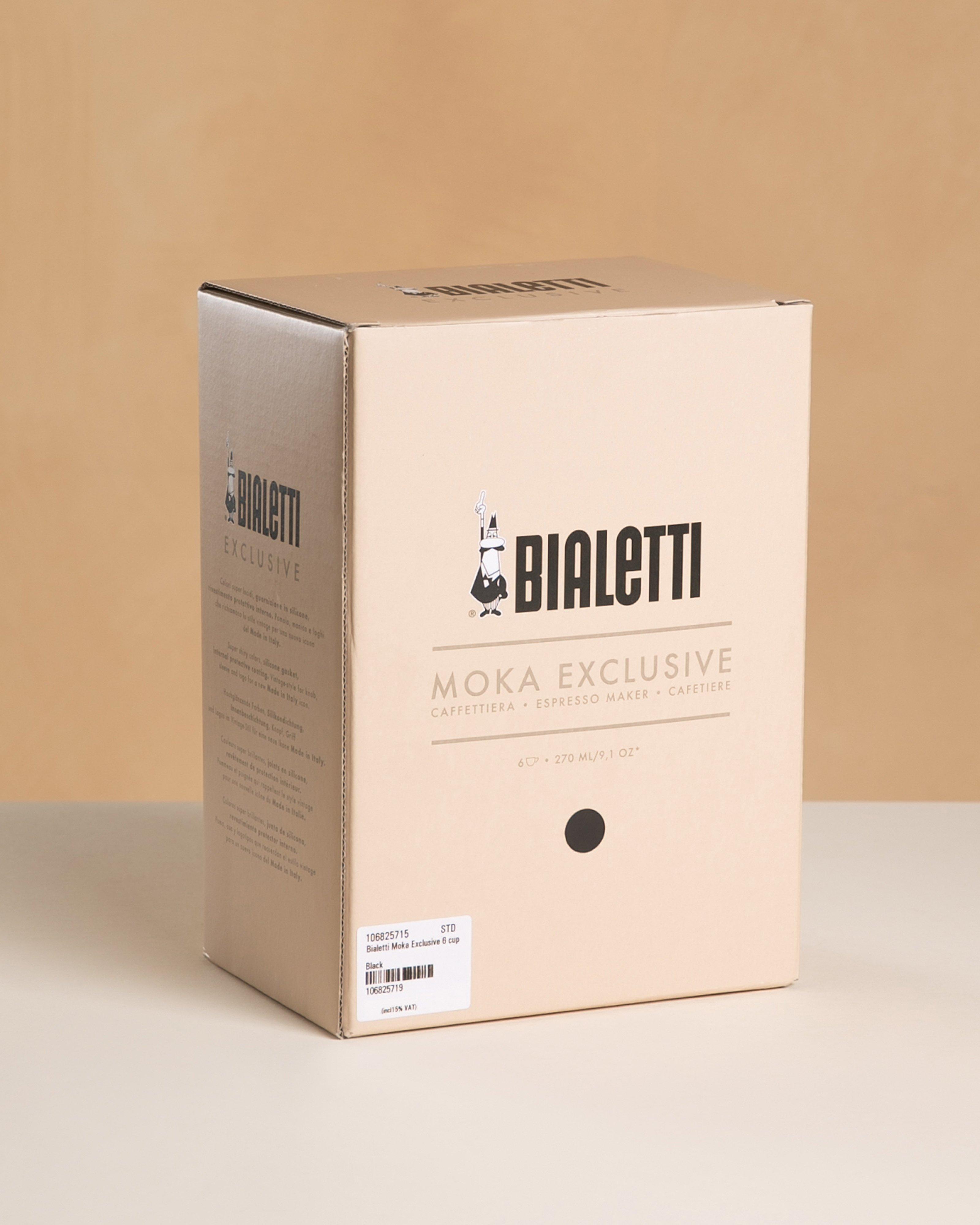 Bialetti Moka Exclusive - 6 Cup -  Black