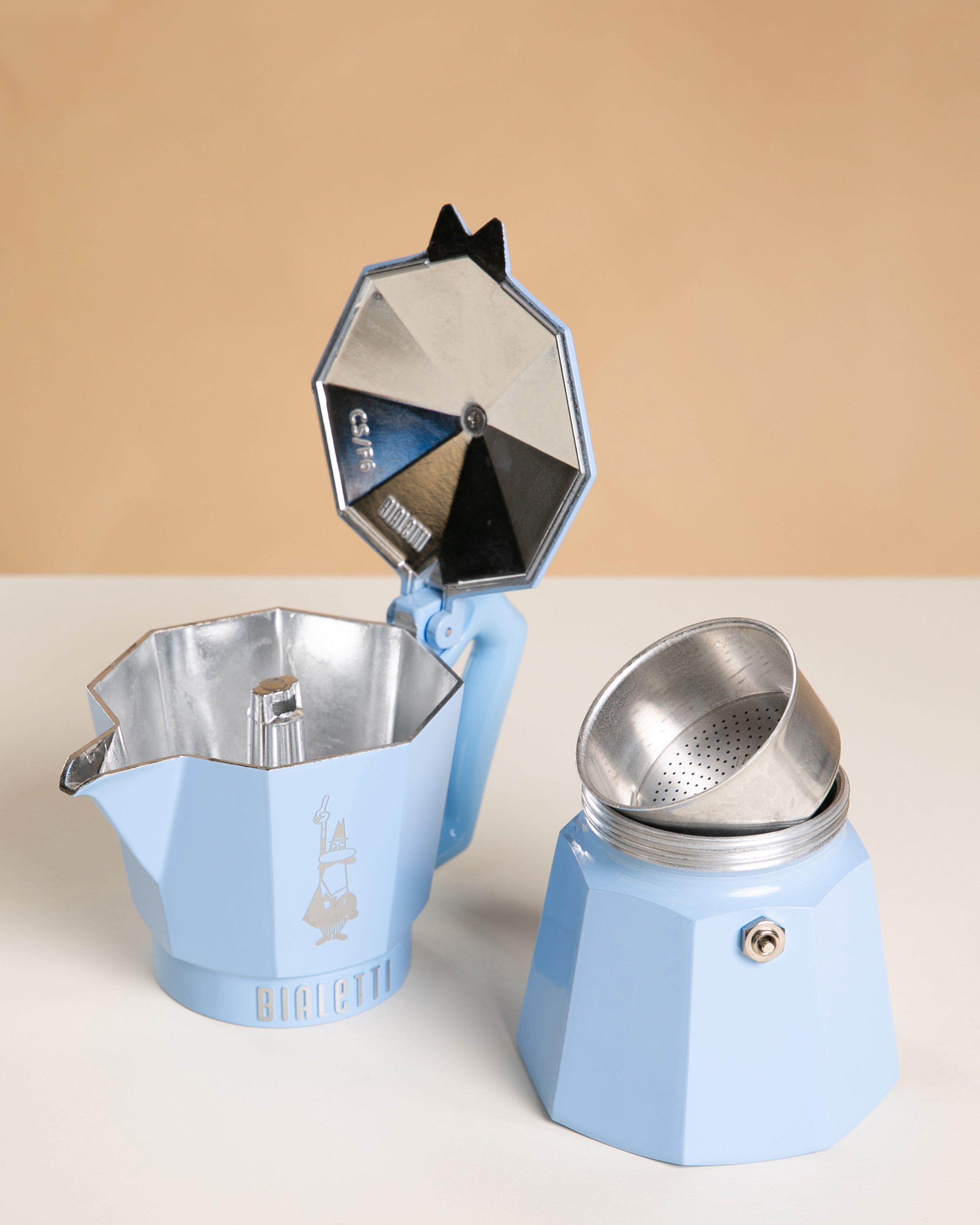 Bialetti Moka Exclusive - 6 Cup -  Blue