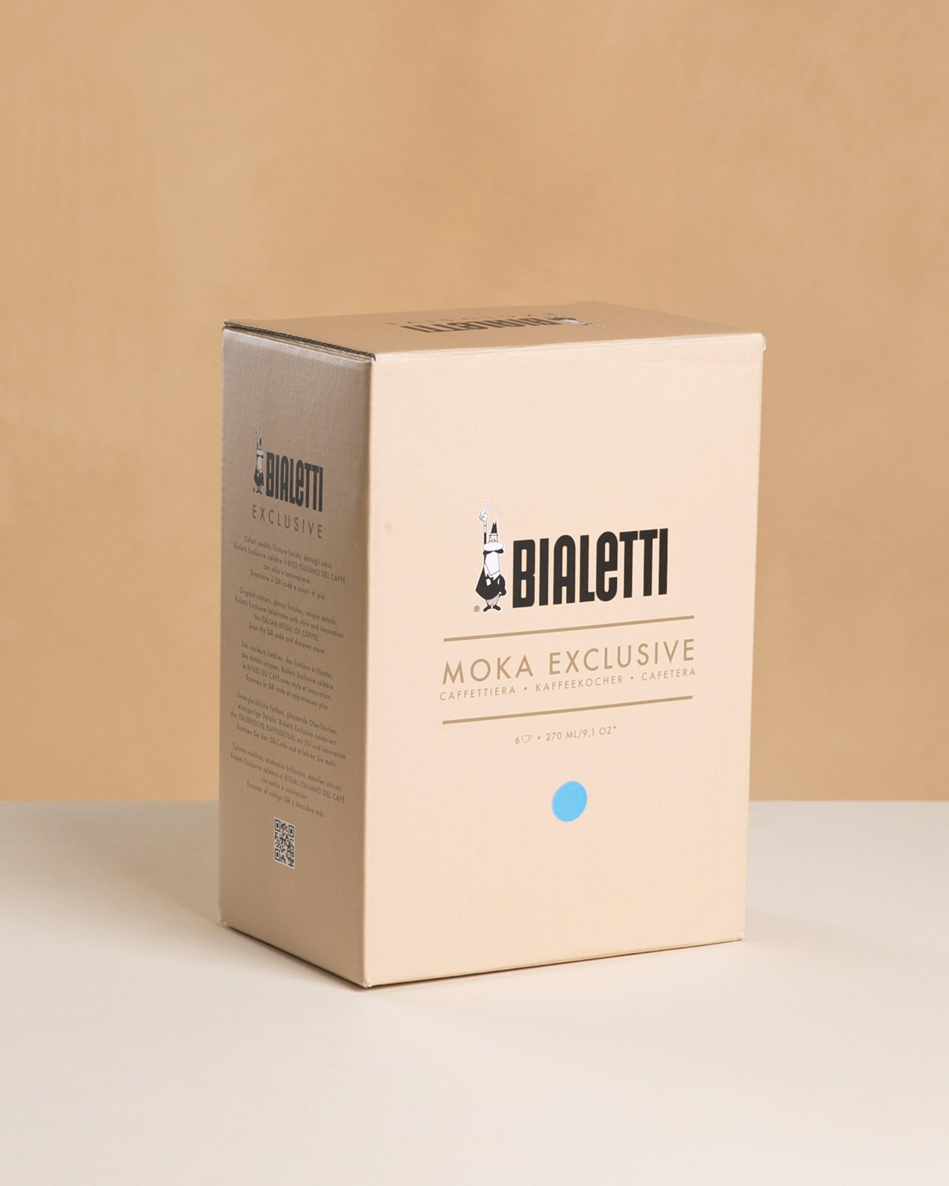 Bialetti Moka Exclusive - 6 Cup -  Blue