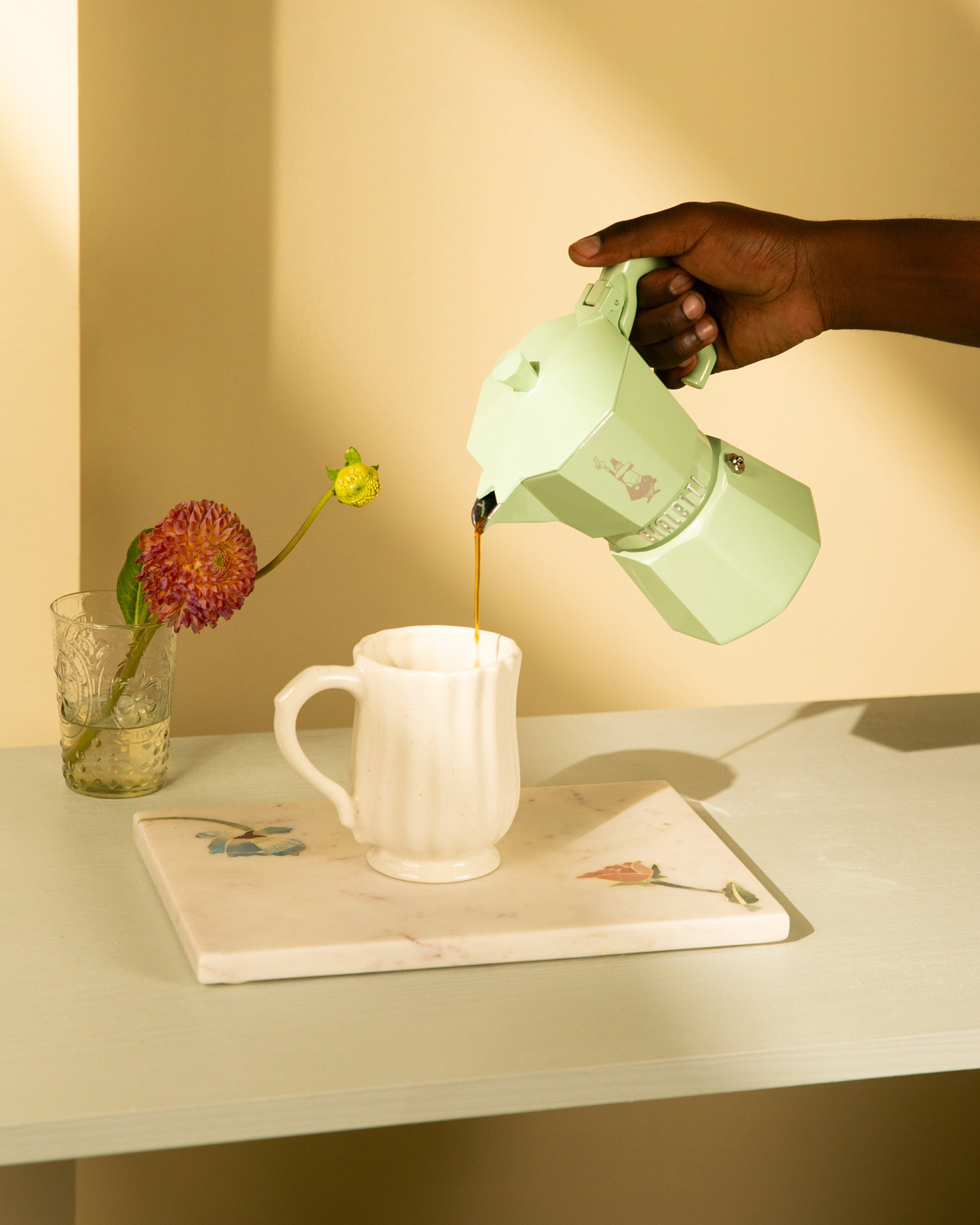 Bialetti Moka Exclusive - 6 Cup -  Green