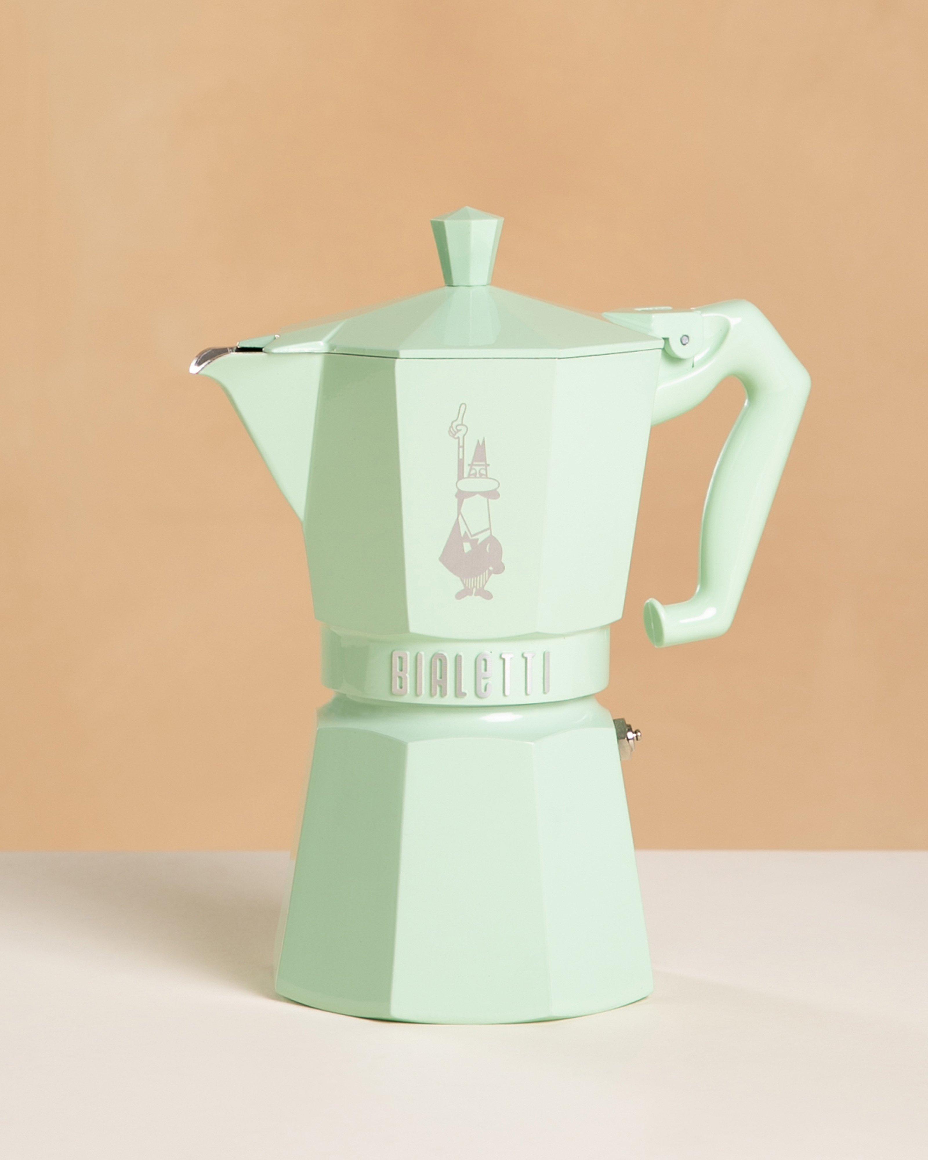 Bialetti Moka Exclusive - 6 Cup -  Green
