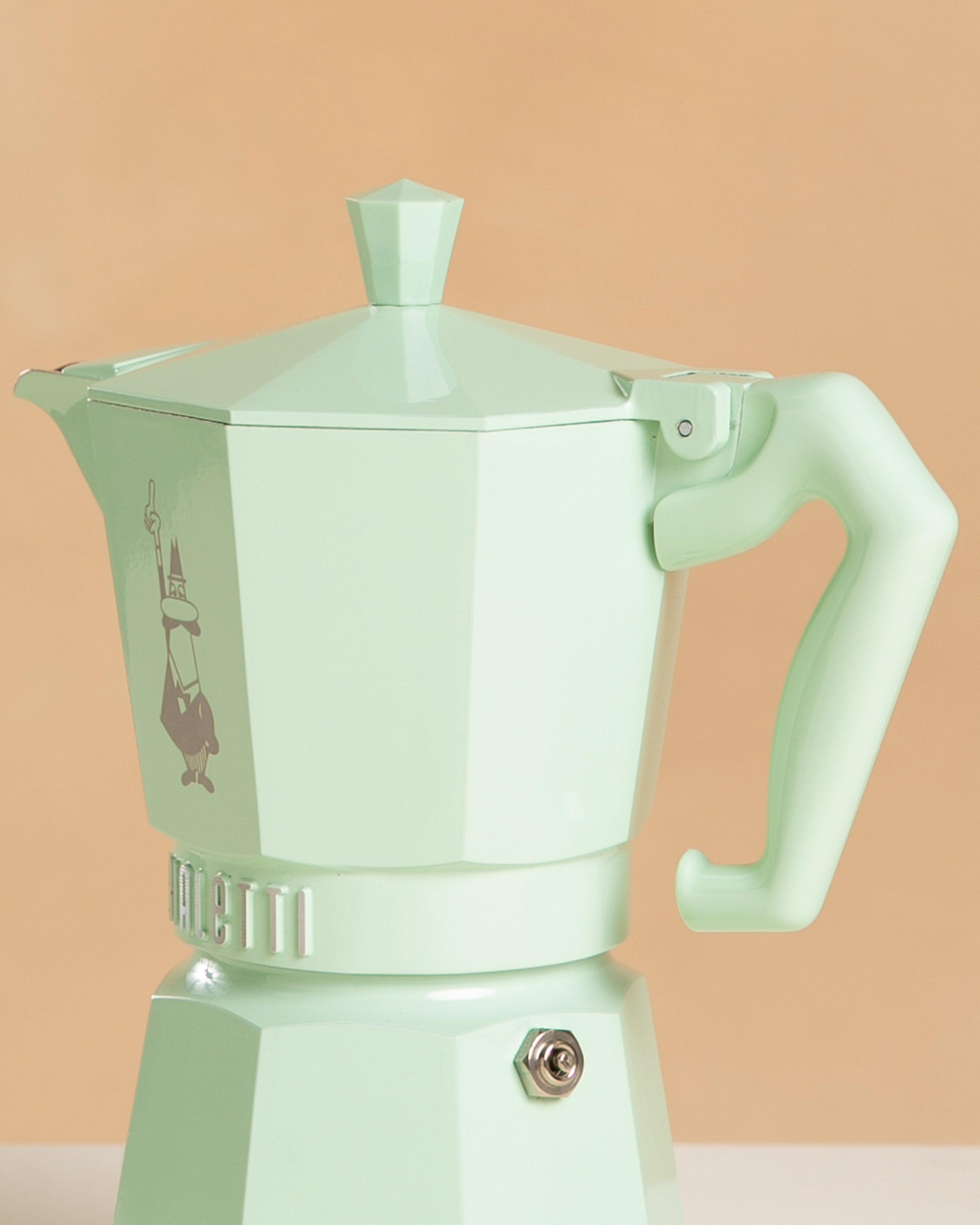 Bialetti Moka Exclusive - 6 Cup -  Green