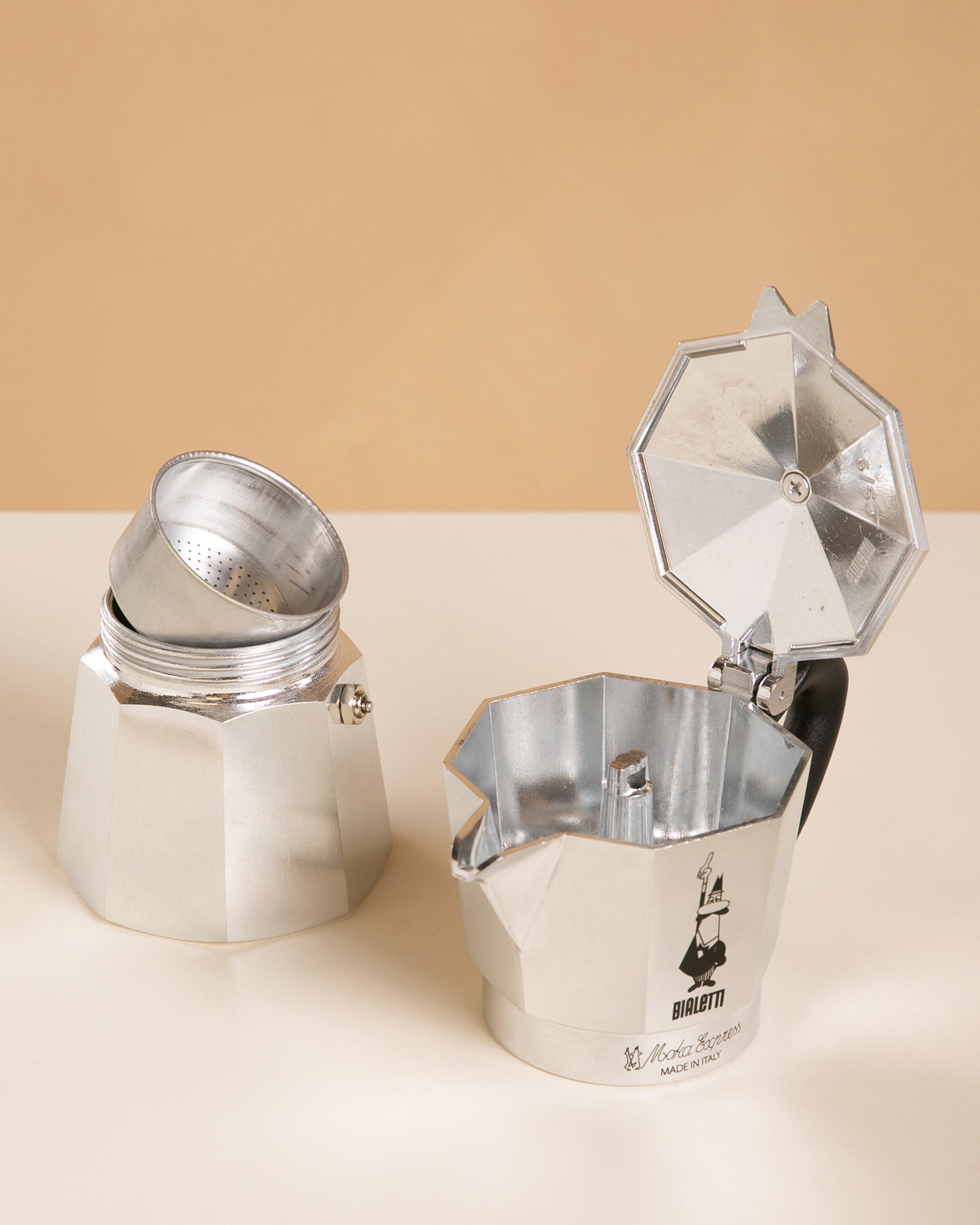  Bialetti Moka Express - 4 Cup -  Silver