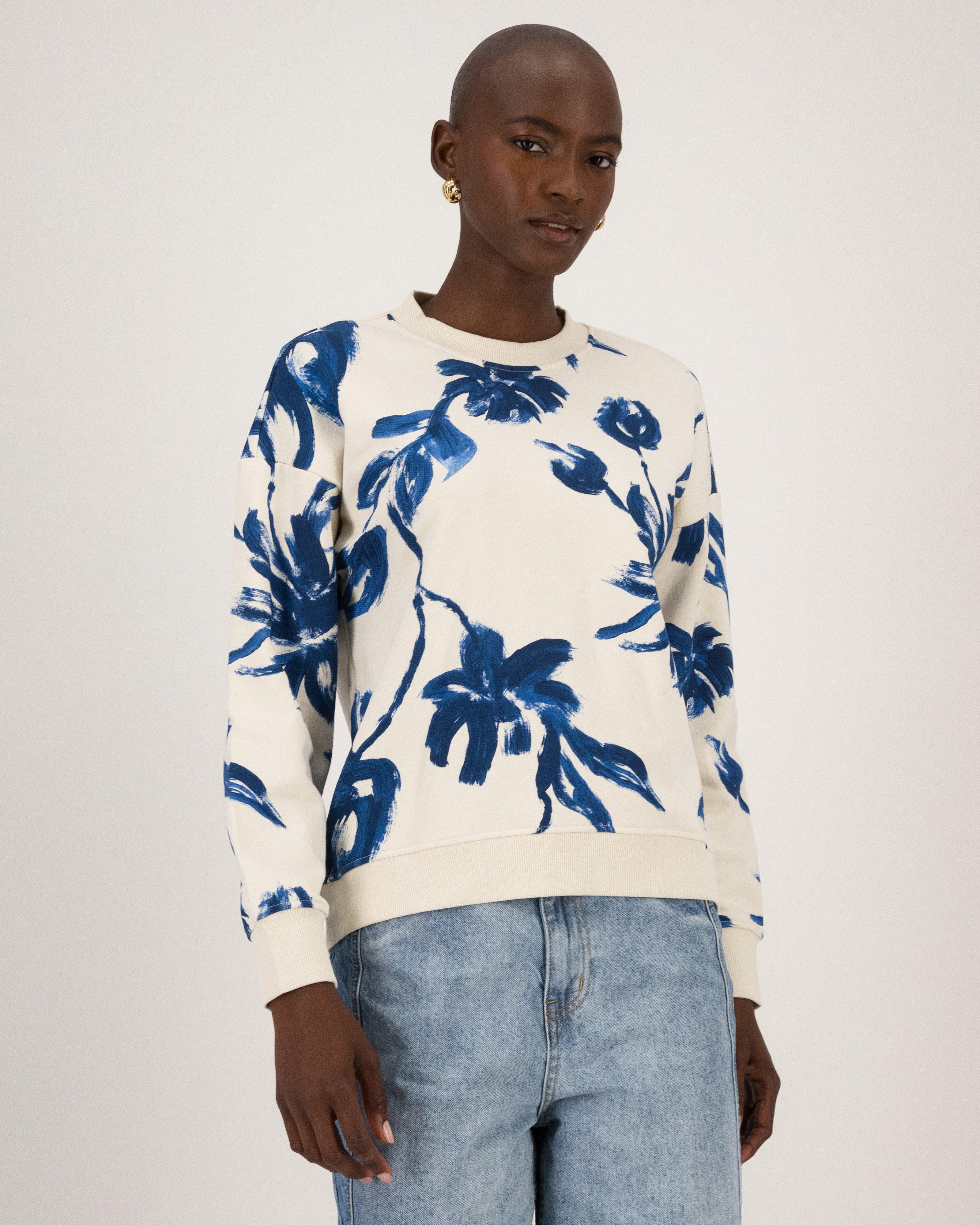 Mabel Printed Sweat Top -  Assorted