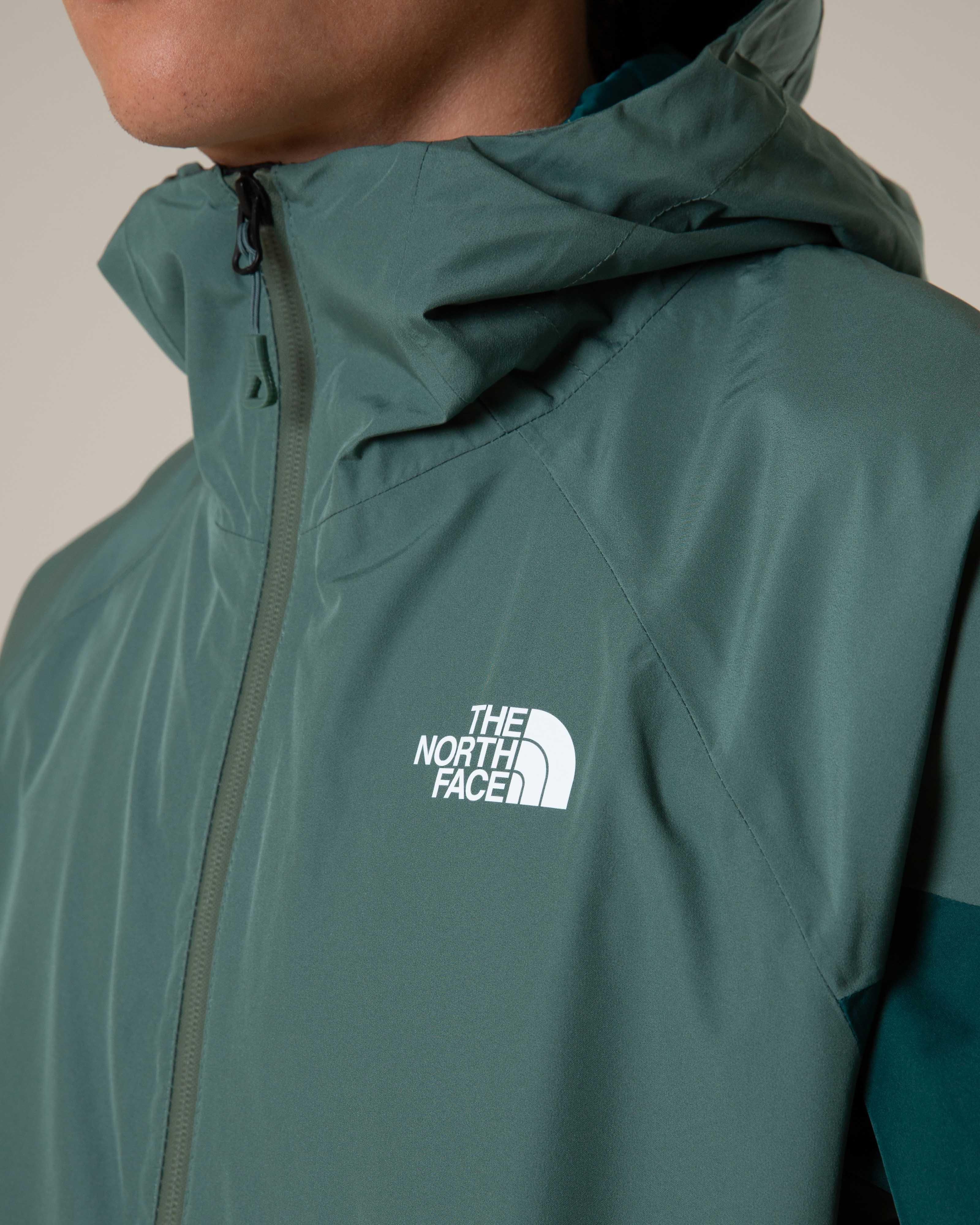 The North Face Men’s LIGHTNING ZIP-IN  Rain JACKET  -  Green