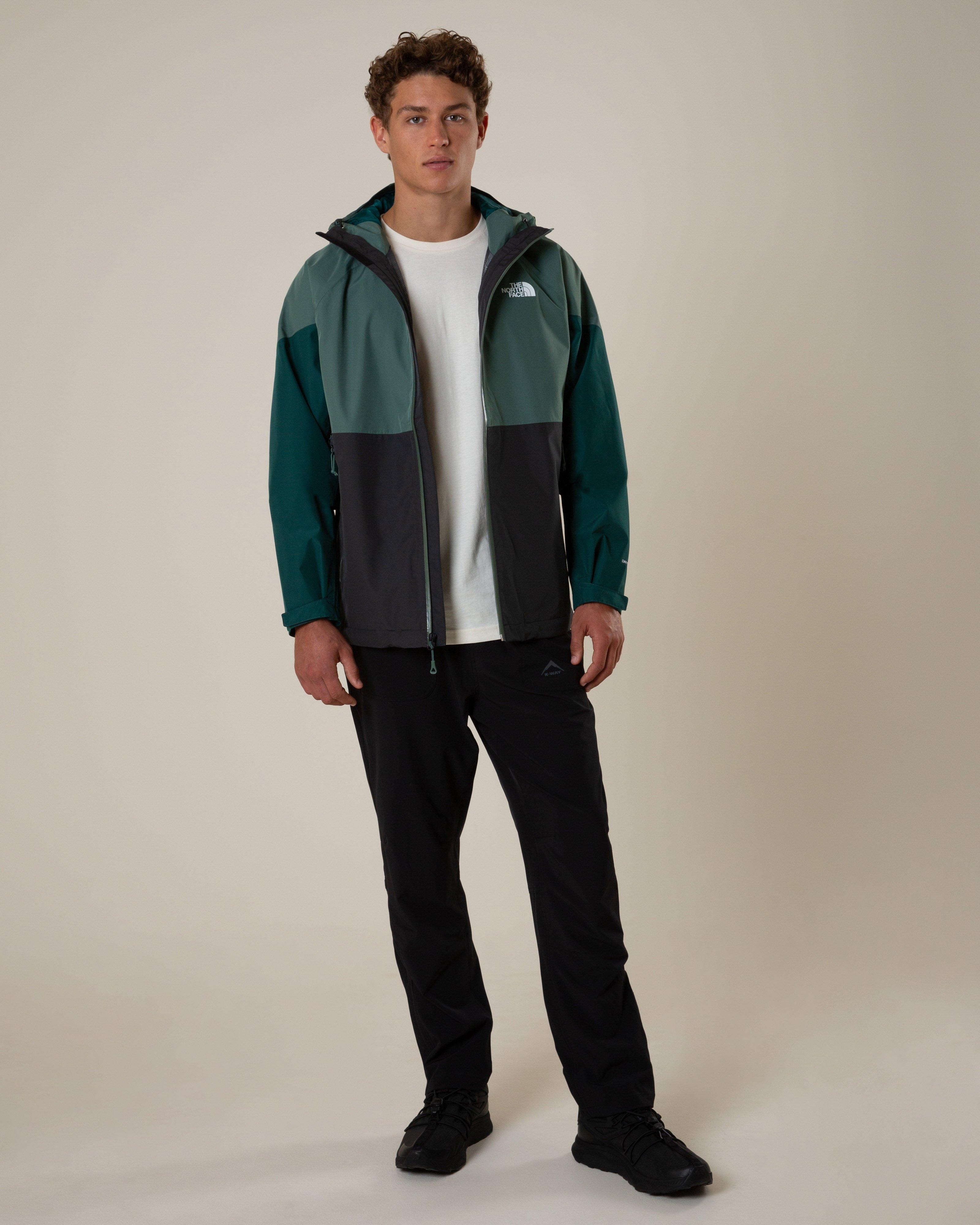 The North Face Men’s LIGHTNING ZIP-IN  Rain JACKET  -  Green