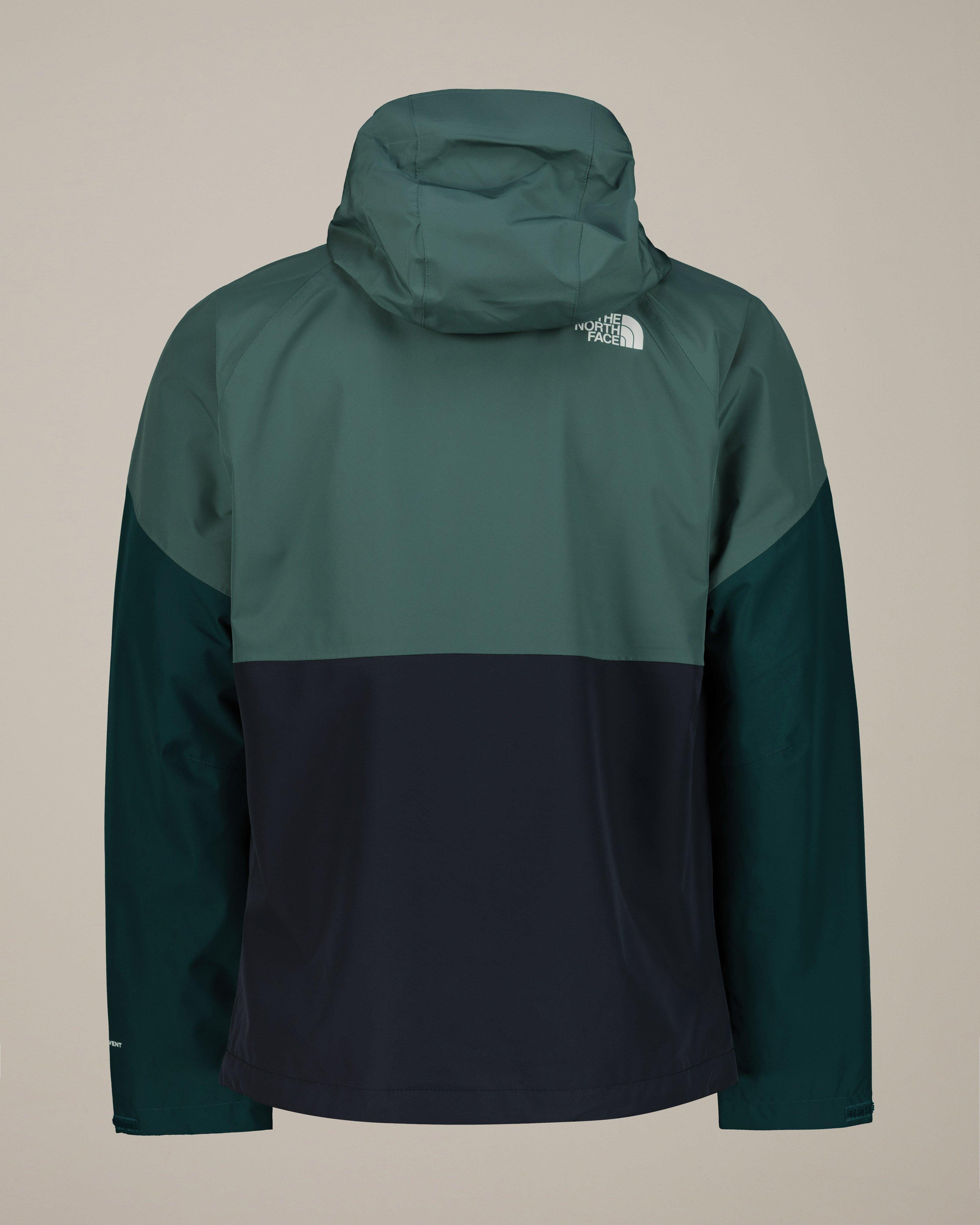The North Face Men’s LIGHTNING ZIP-IN  Rain JACKET  -  Green